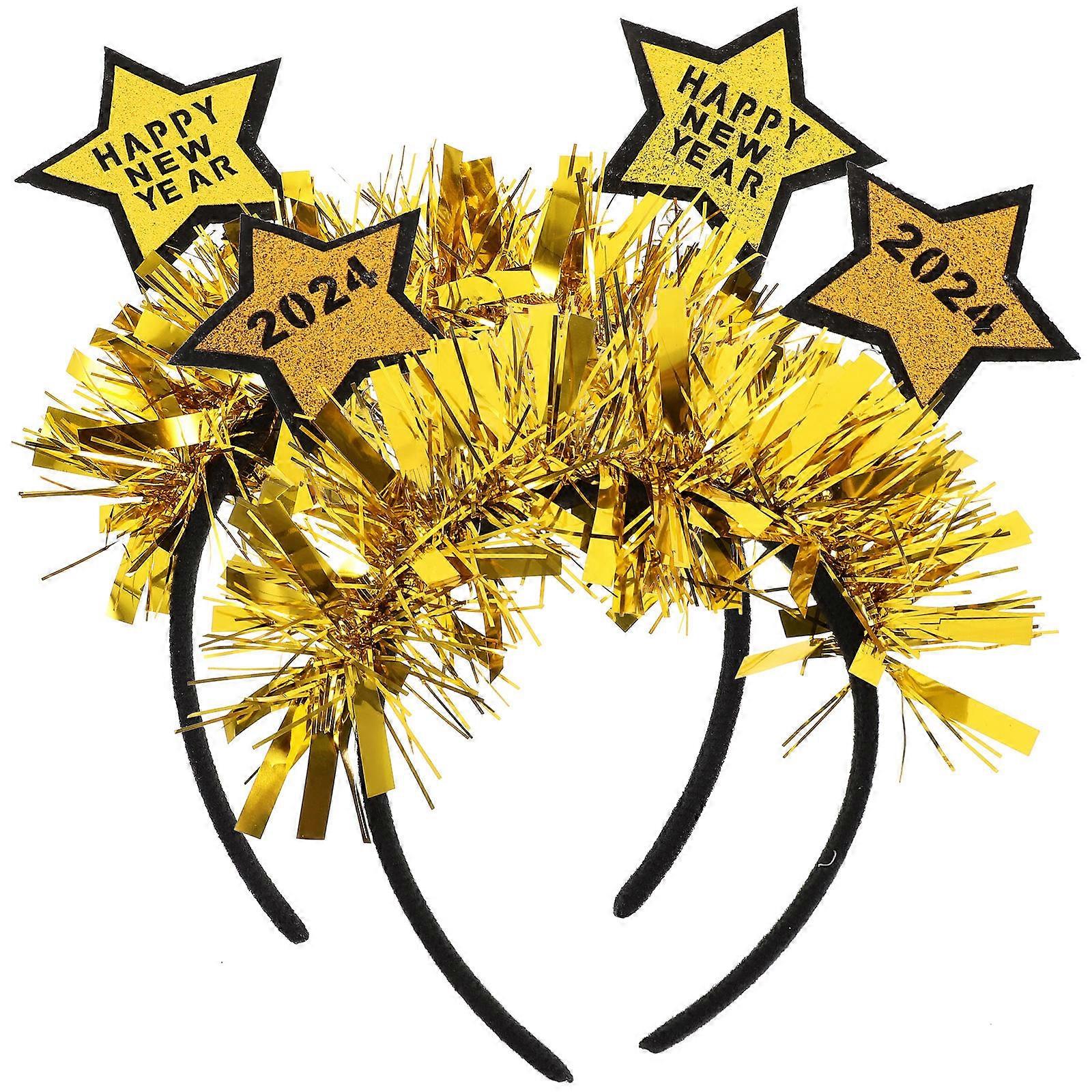 New Year Headband for Festive Parties, Stylish Numeric Design, Durable and Safe to Use