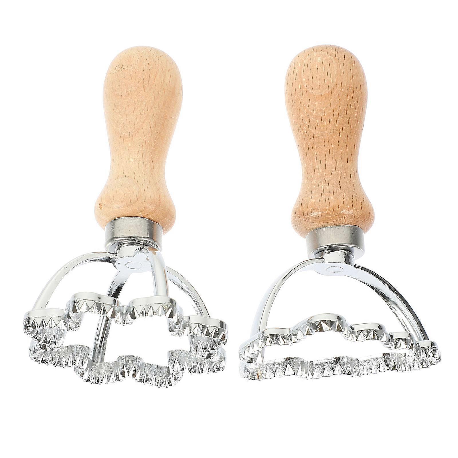 Festive Cookie Cutters Practical Christmas Party Decorations Multi-Function Biscuit Cutters 2Pcs