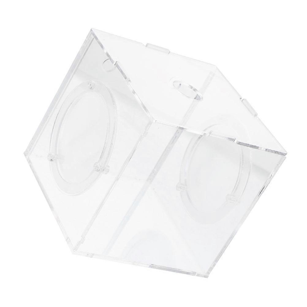 Fish Tank Hatchery Incubator Fish Breeding Box For Fish Observation Transparent 8x8x8cm 1Set