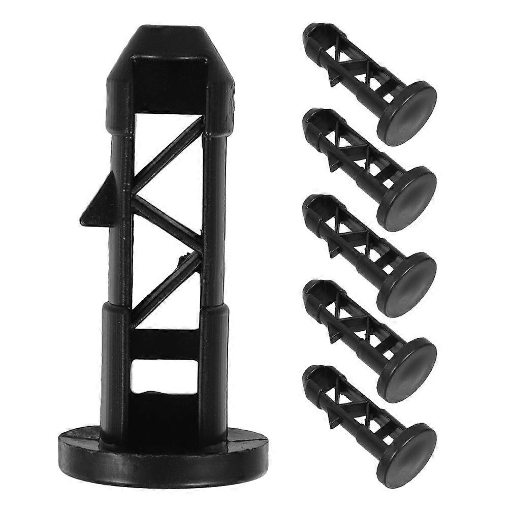 6pcs Plastic Trash Can Lid Connectors, Dustbin Buckles for Garbage Bin Cover, Link Pins for Easy Installation and Corrosion Resistant Maintenance