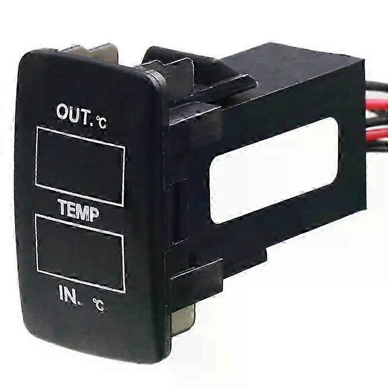 Dual Temperature Display Inside and Outside the Car Dual Temperature Sensor Fit For Honda Civic CRV Fit Jazz City Accord
