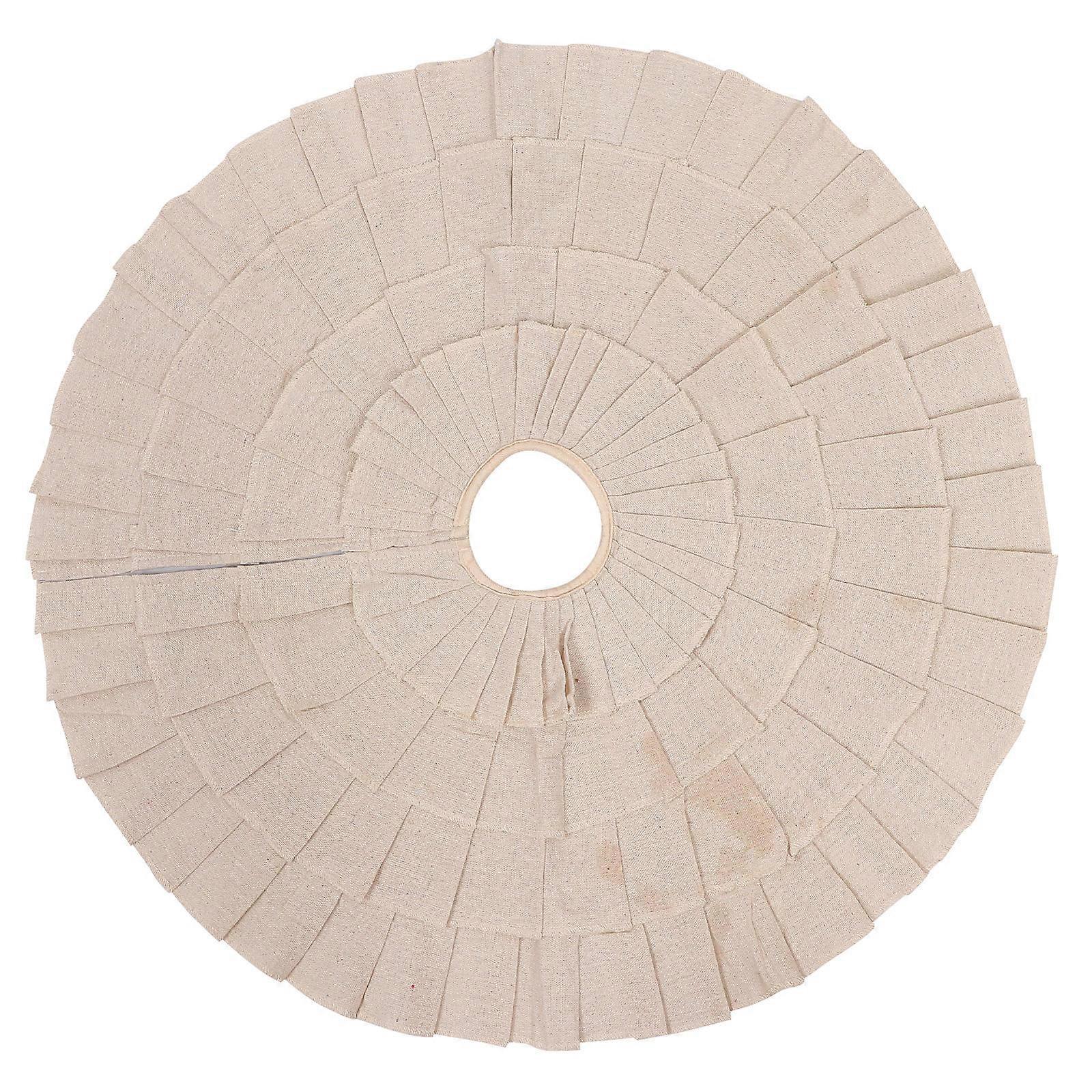 Under Tree Mat Creative Christmas Tree Base Mat Round Shape Retro Style Home Decor 1Set