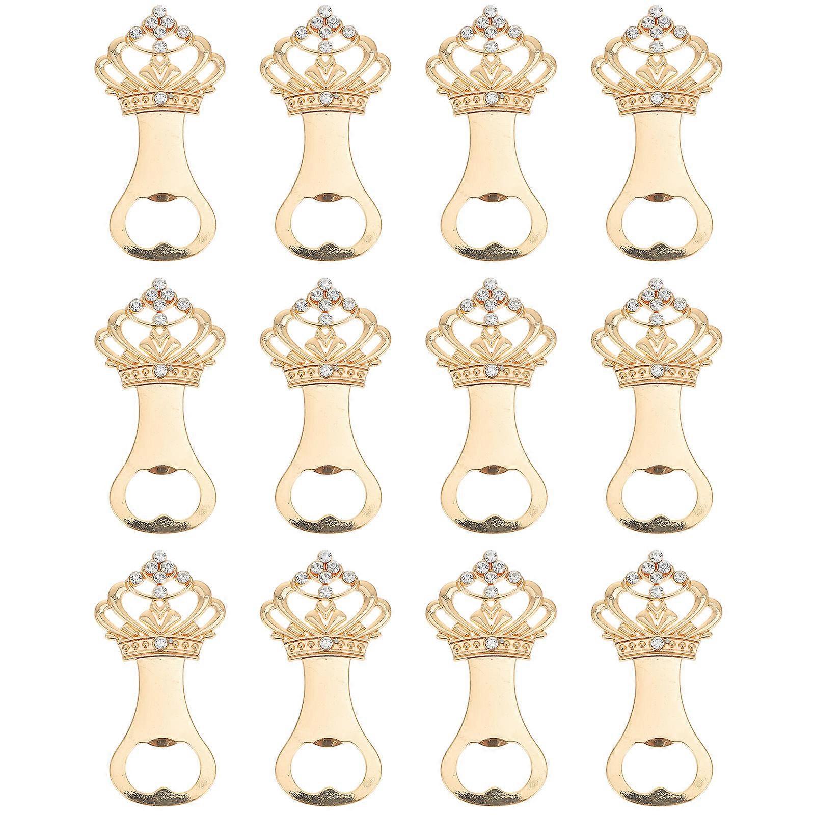 12pcs Crown Style Opener Manual Bottle Lifter Multifunctional Tool