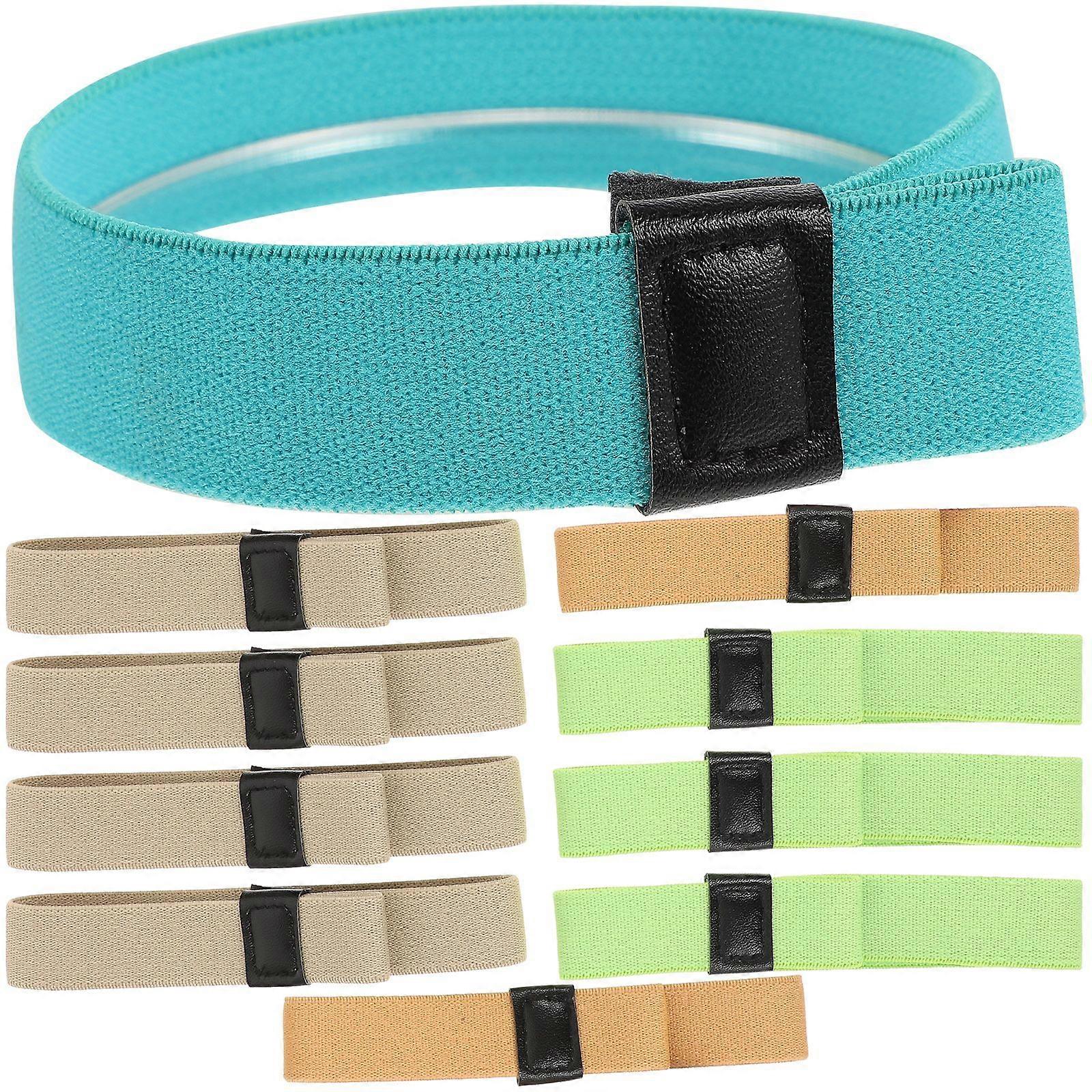 10Pcs Colorful Bento Box Straps Fixing Straps Lunch Container Box Straps (Random Color)