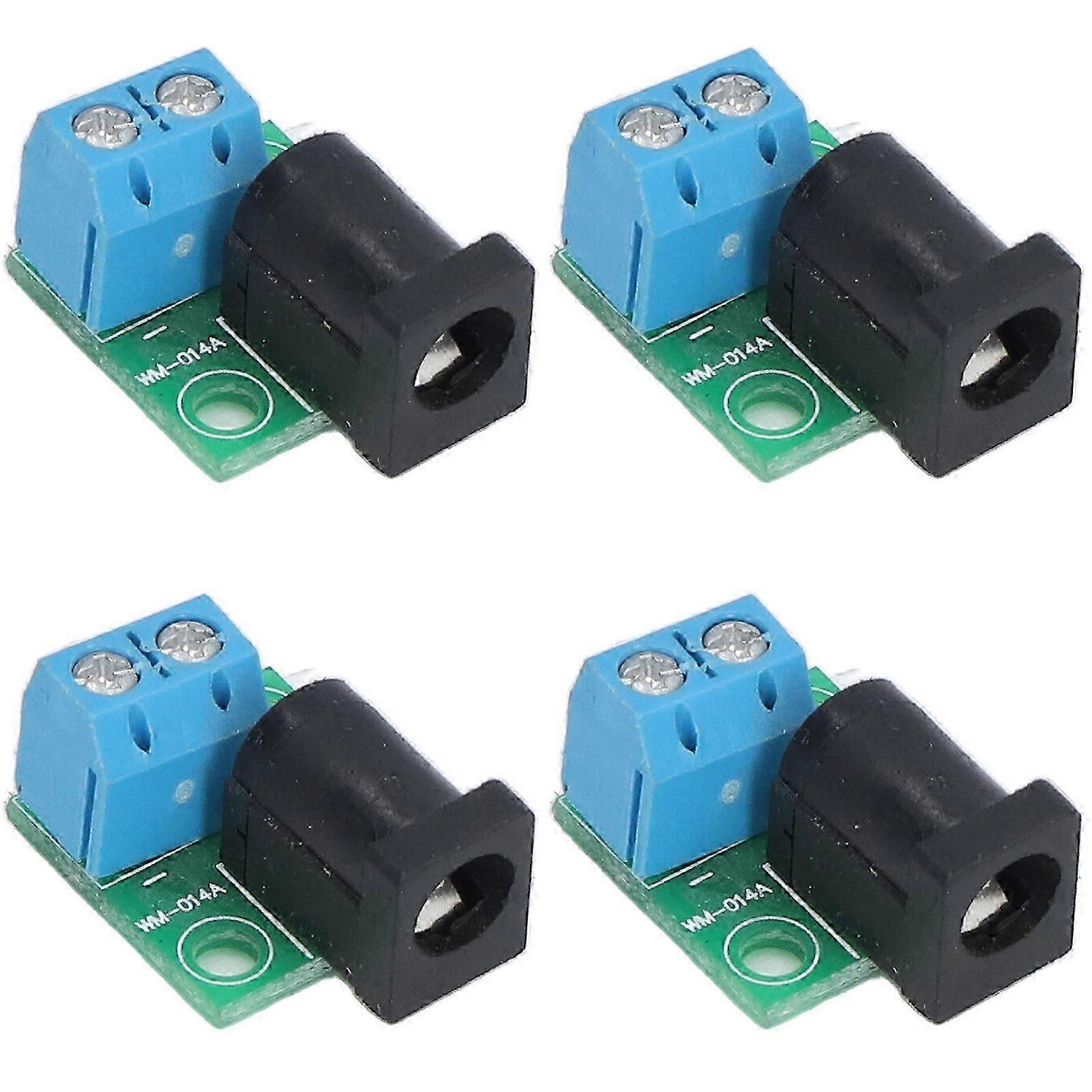 4個のDCコネクタ5.5x2.1mmから2P 5.08mm電源アダプタボード5.5x2.5mmポートと互換性あり