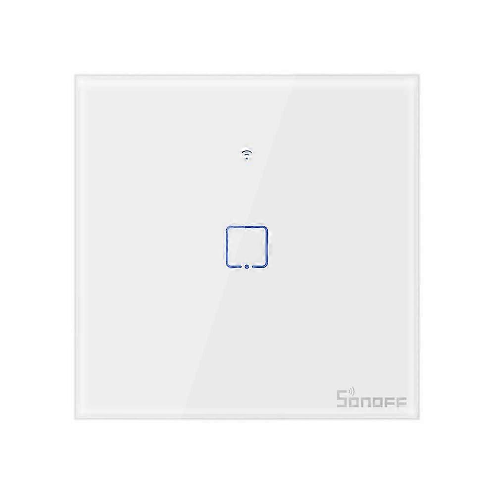 WiFi Smart Wall Switch, Sonoff Compatible Alexa Google (1 Gang)