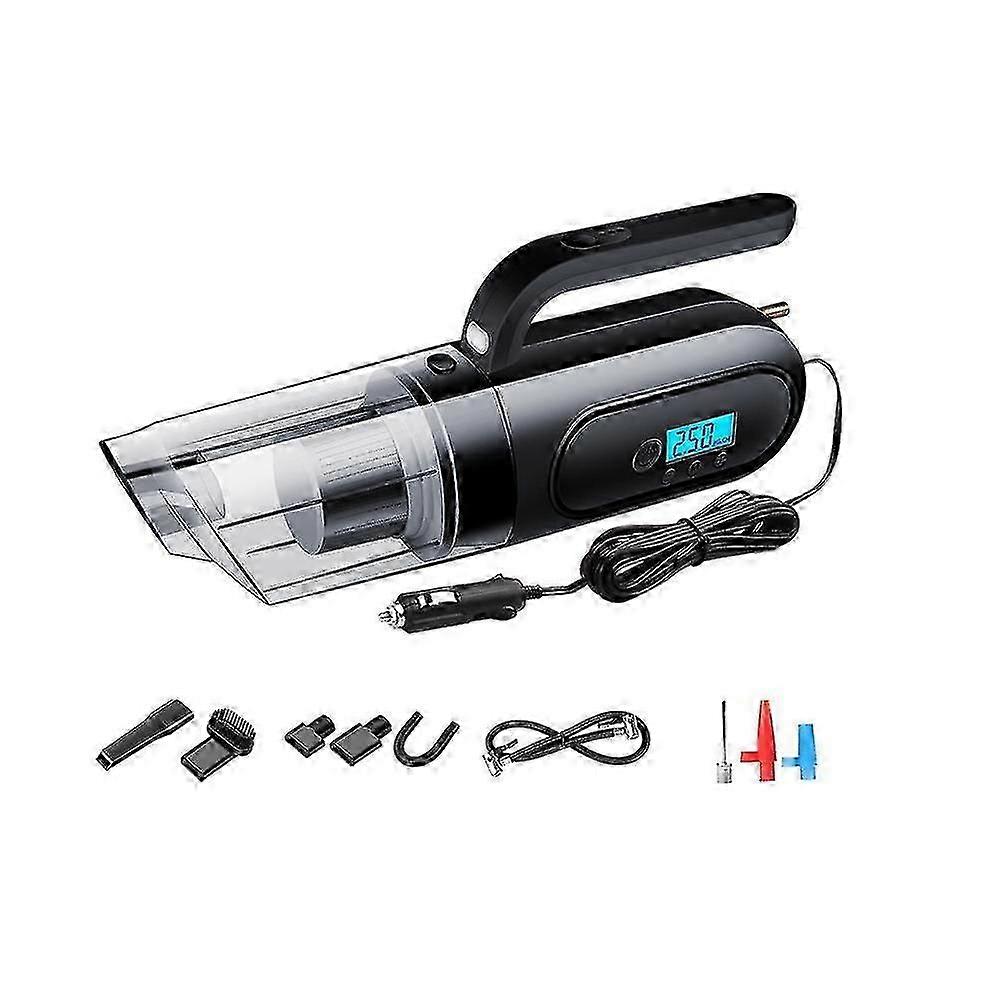 4 In 1 250w 25000pa Handheld Vacuum Cleaner With Led Light-Black