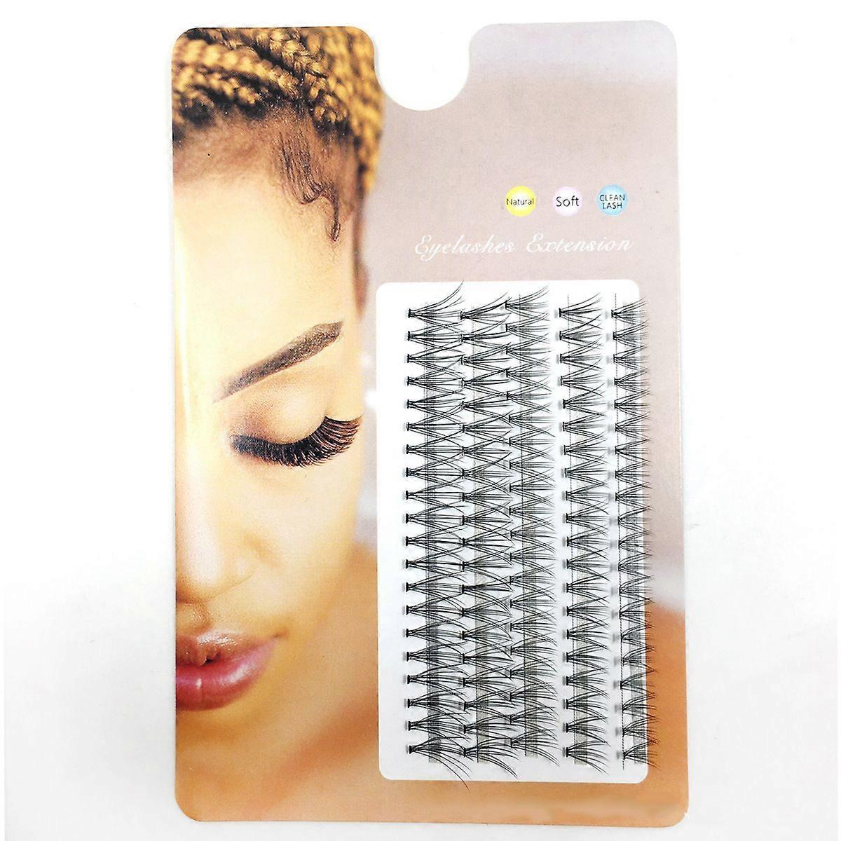 5 rows individual lashes, natural soft 10MM10D.