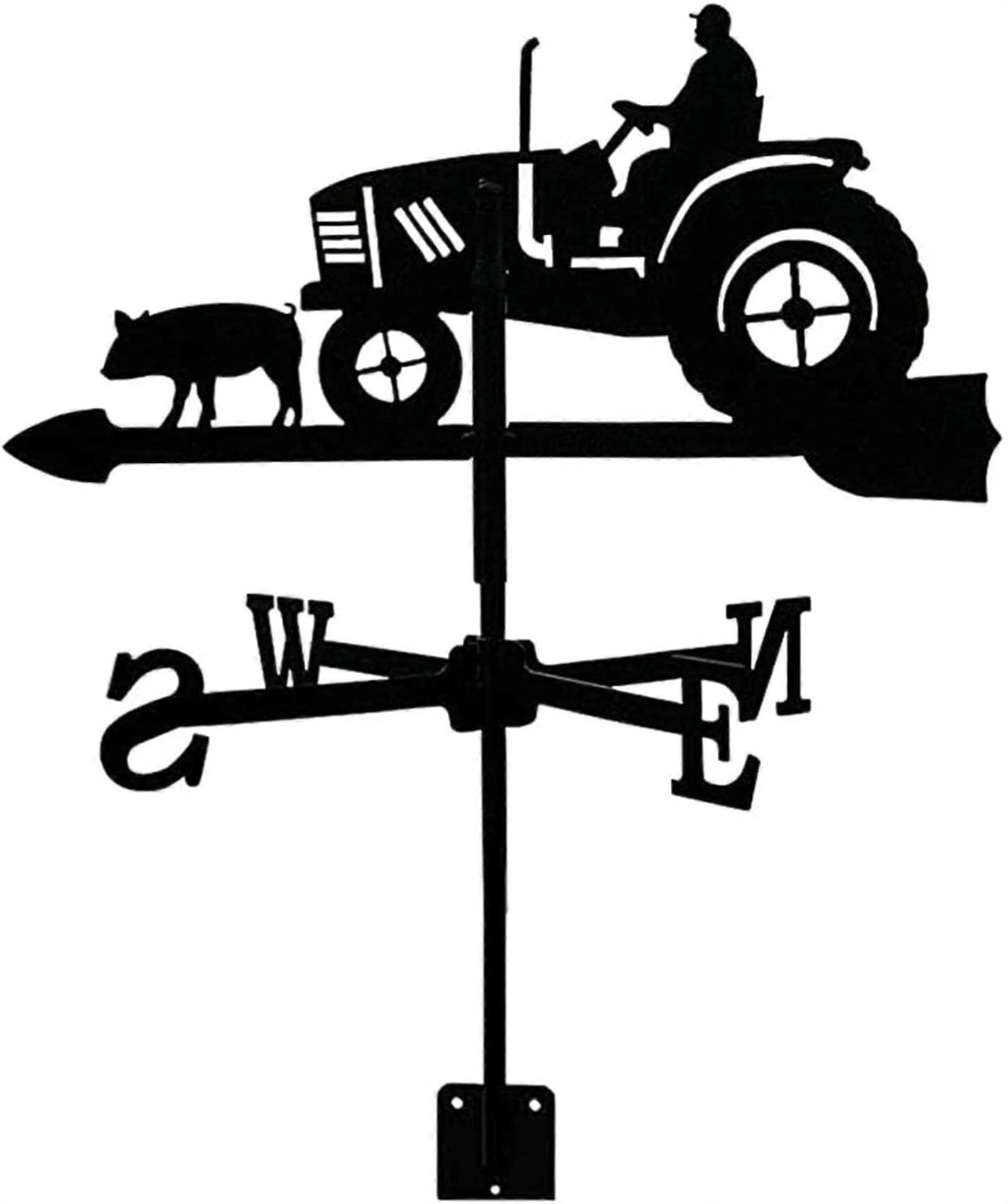 Tractor Shape Stainless Steel Weathervane That Determines Wind Direction
