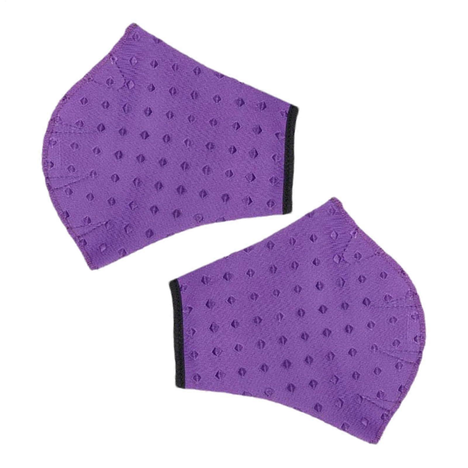 Luvas de natação, luvas de neoprene com pulseira, roxo M