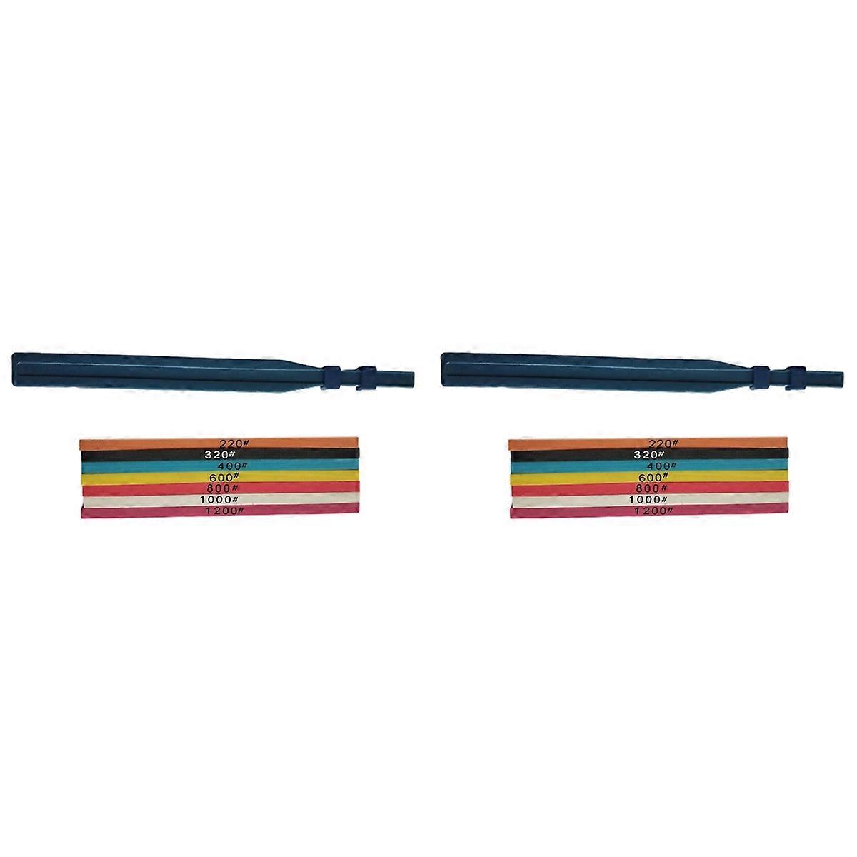 7Pcs 100 x 4 x 1mm Fiber Whetstone Super Ceramic Whetstone for Mold