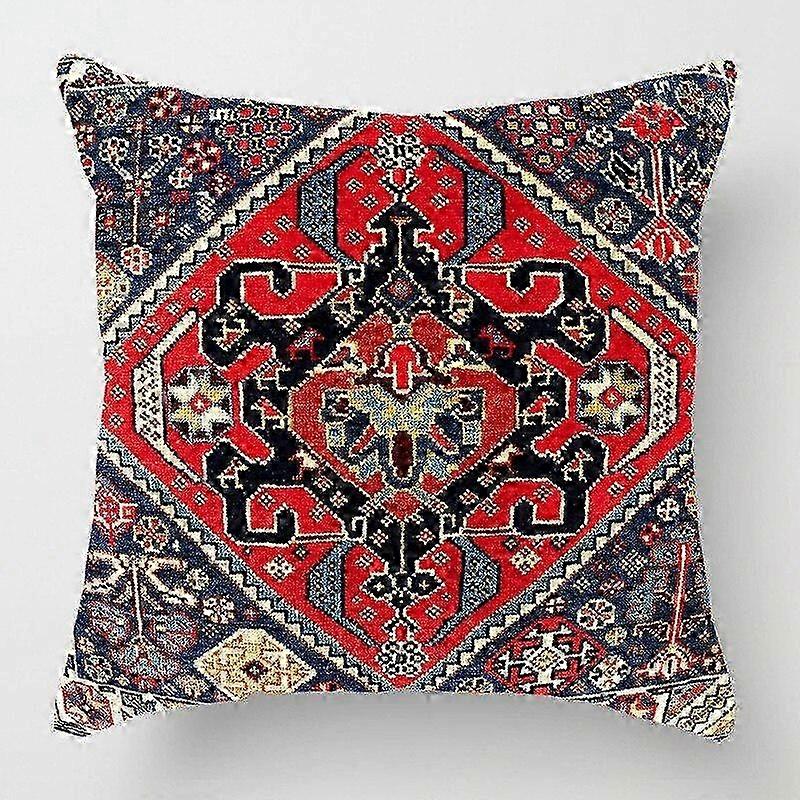 Turkish Middle Eastern Style Sofa Polyester Printed Cushion Cover Pillowcase Home Decor Design