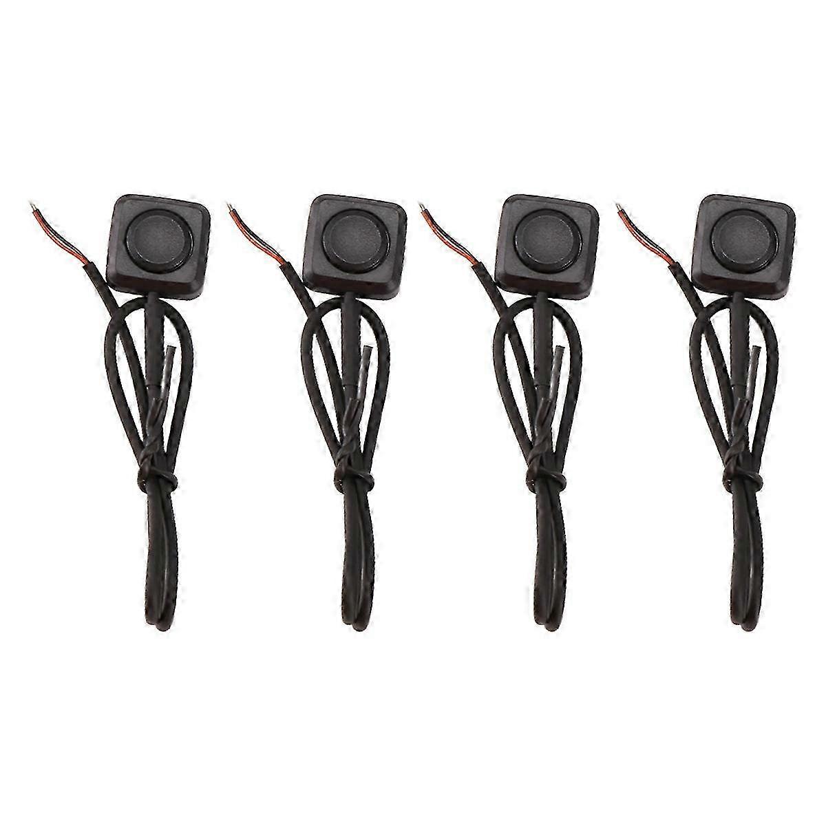 4 Pcs Momentary Switch Momentary Push Button ON Off Switch 12V 24V Surface Mount Mini Button Switch Edition 0627