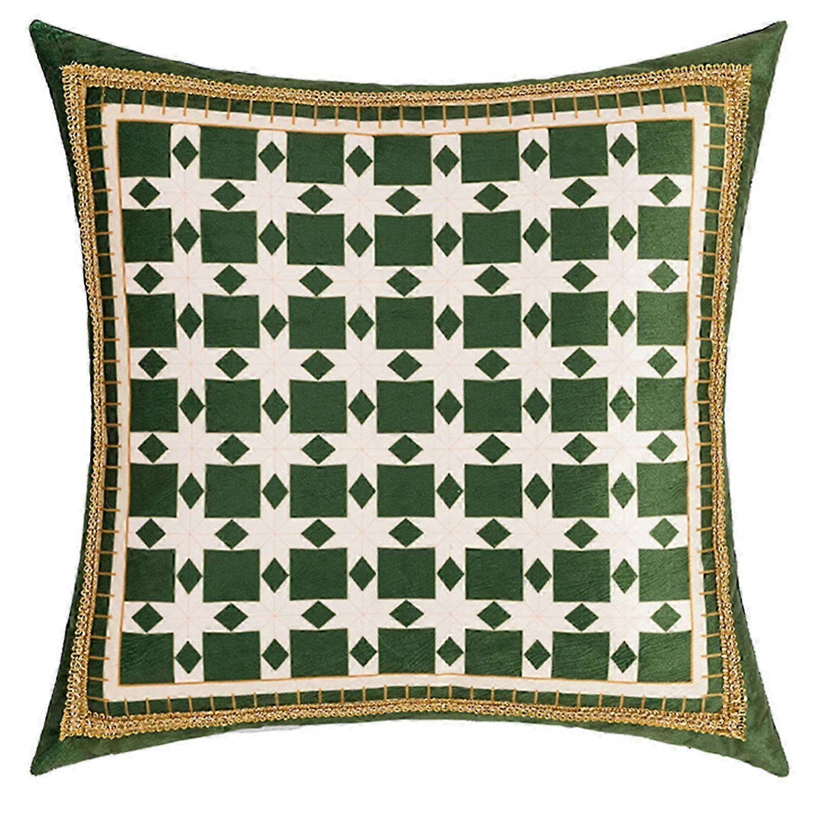 2025 Latest Model Handcrafted Patchwork Throw Pillow Decorative Boho Sofa Cushion Covers o