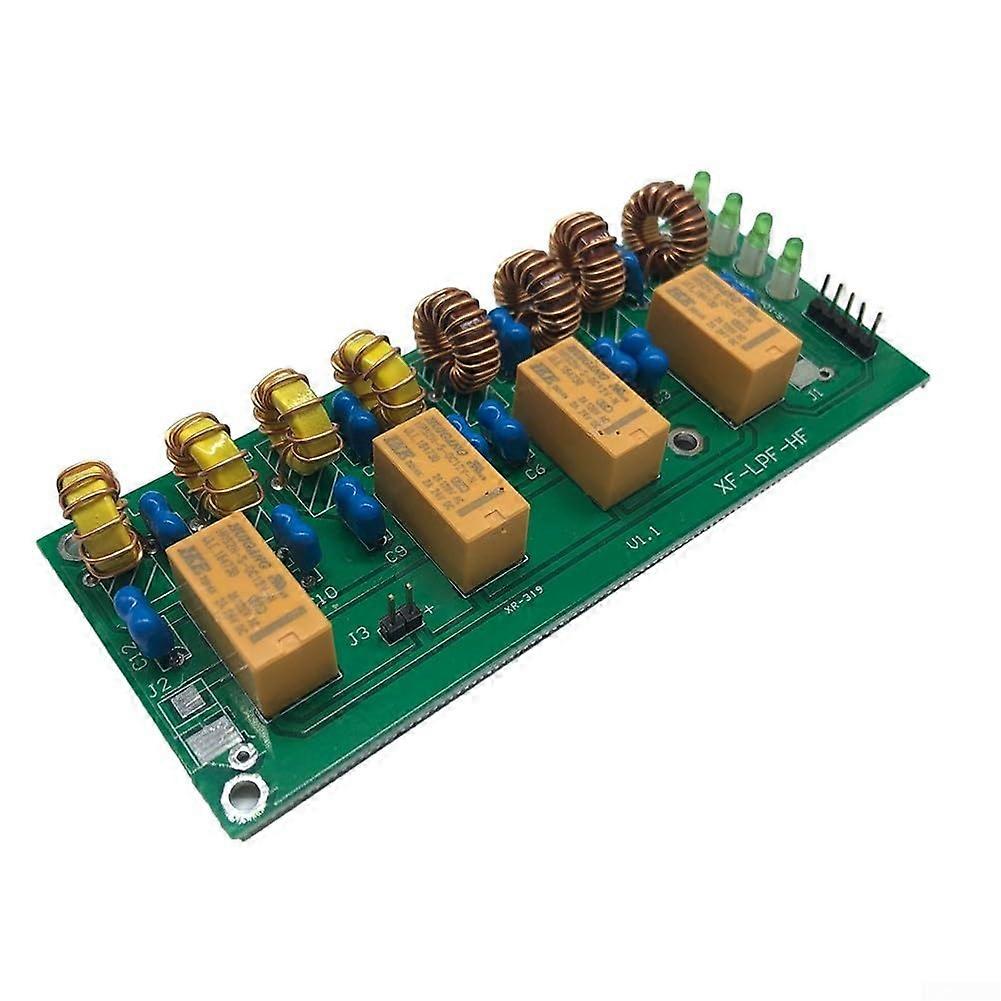 Mounted HF Low Pass Filter LPF for Shortwave Radios, 3.5 MHz to 30 MHz Frequency Range, 100W Power Handling