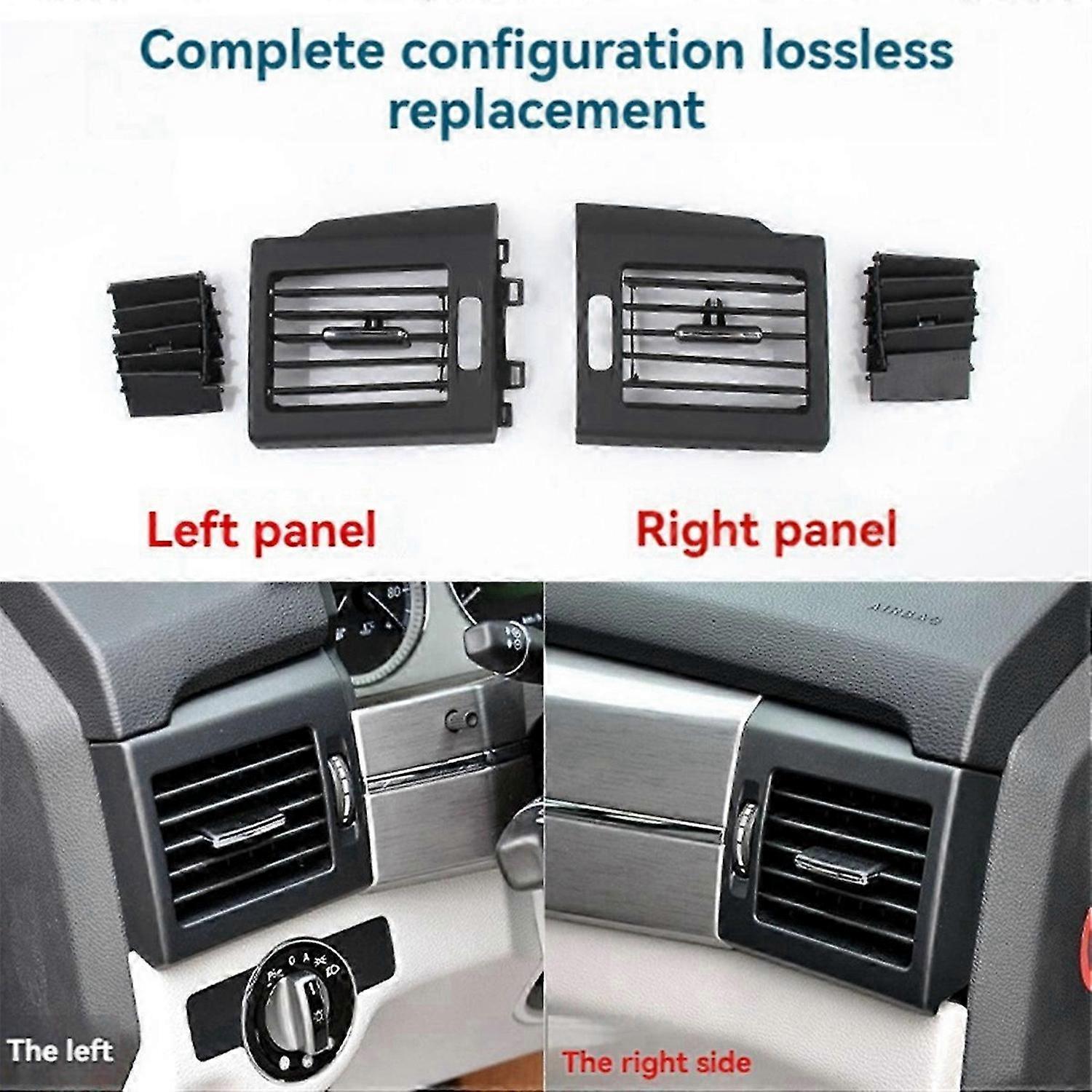 1 Pair Front Dash Dashboard A/C Air Vent Trim Panel L+R for Class X204 2010-2012