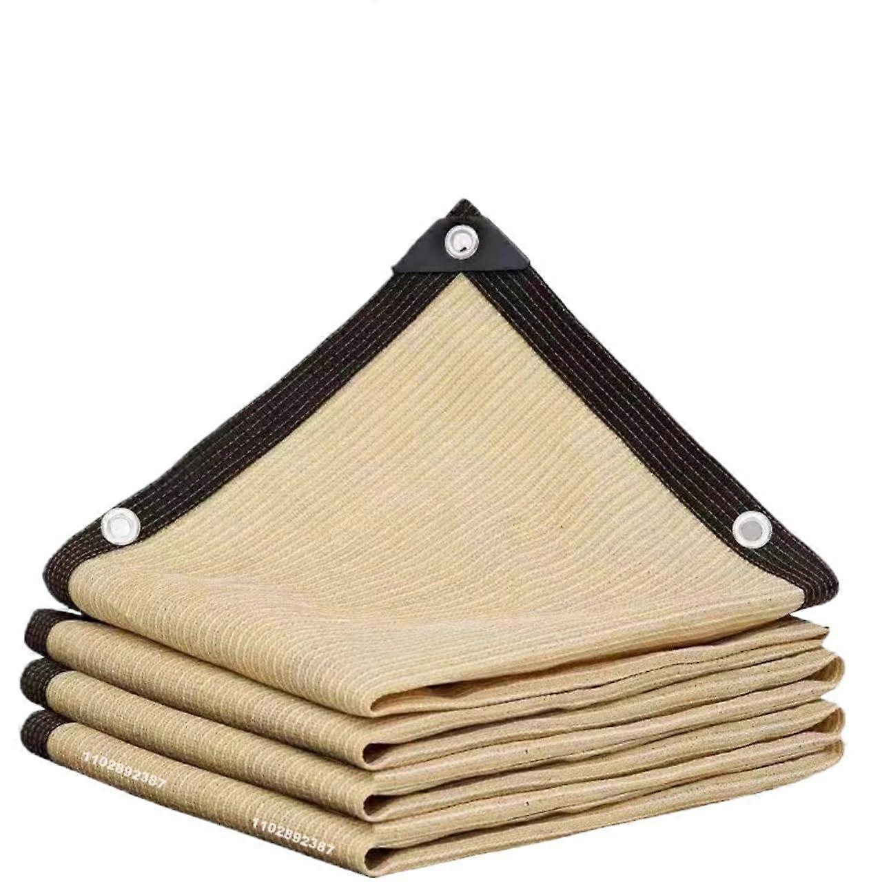 Sonnensegel 3x6m Beige Outdoor Shade Sail Garden Sun Protection Canopy Mesh for Patio and Camping