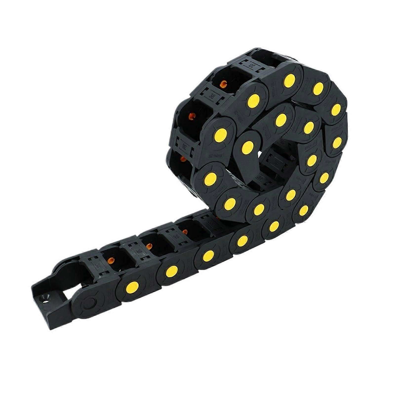 1 Meter Towing Chain for Router 25x50 mm Closed for Models with Inner Height 25/30 mm, Heavy-Duty and Flexible