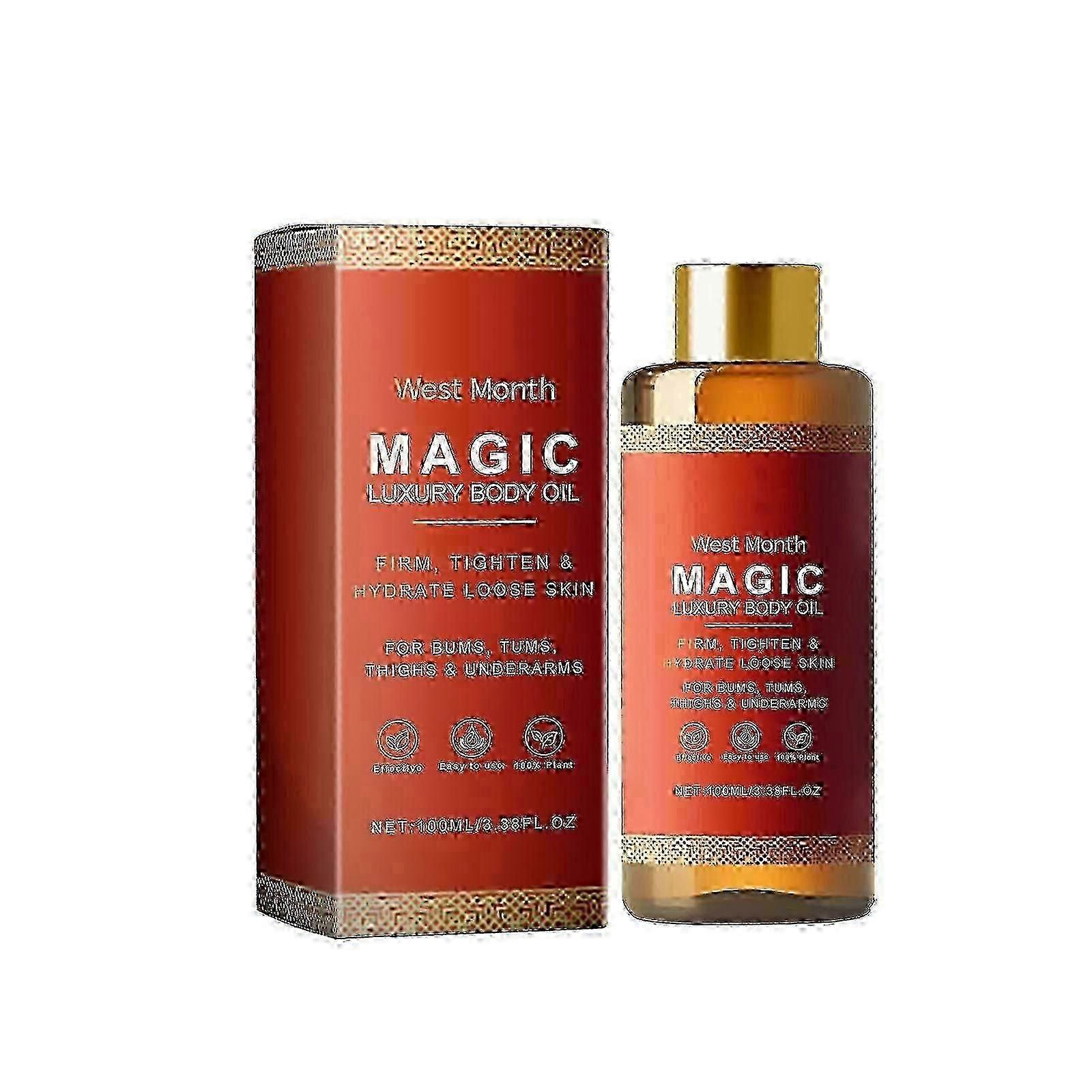100ml Magic Luxury Body Oil - Συσφίγγει το δέρμα, θρέφει σε βάθος και ενυδατώνει, προάγει την αναγέννηση των κυττάρων - Ιδανικό για όλους τους τύπους δέρματος και καθημερινή χρήση