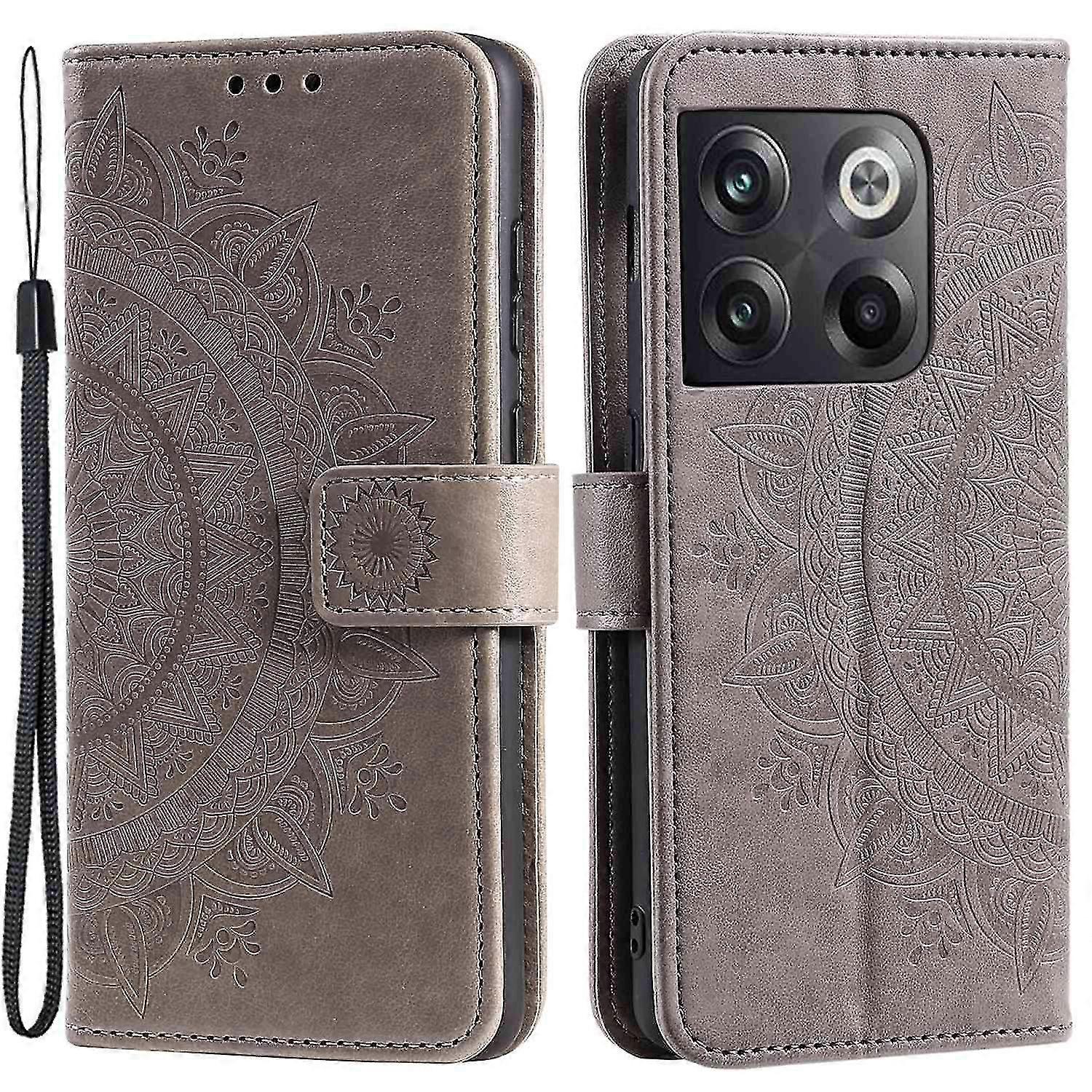 Shockproof Pattern Imprinted Flip Wallet Stand Cover for Certain Brand Ace Pro 5G/10T 5G Mobile Phones