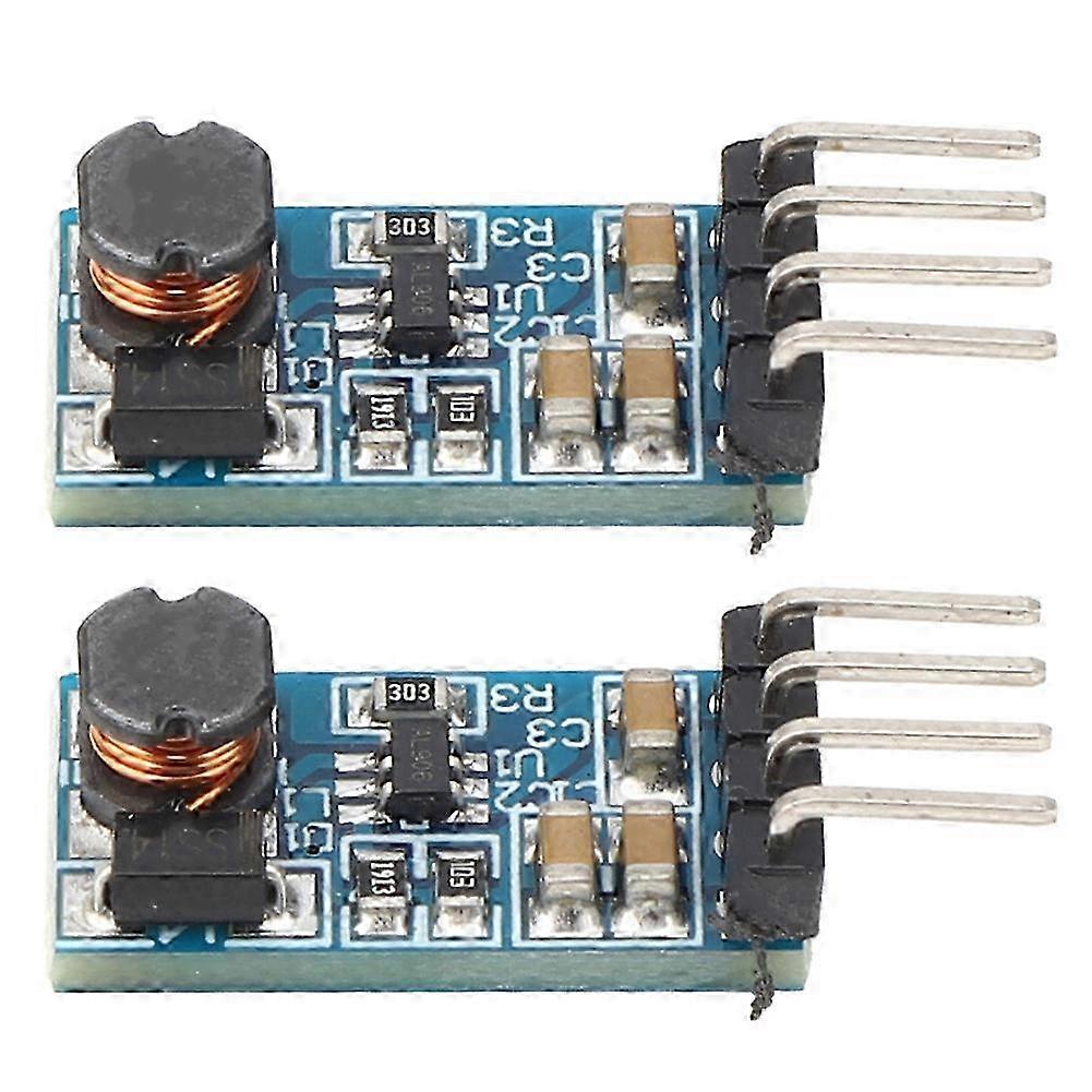 2 piezas de módulo elevador DC DC placa de conversión de voltaje ultrapequeño 3.3V 3.7V 4.5V 5V a 12V