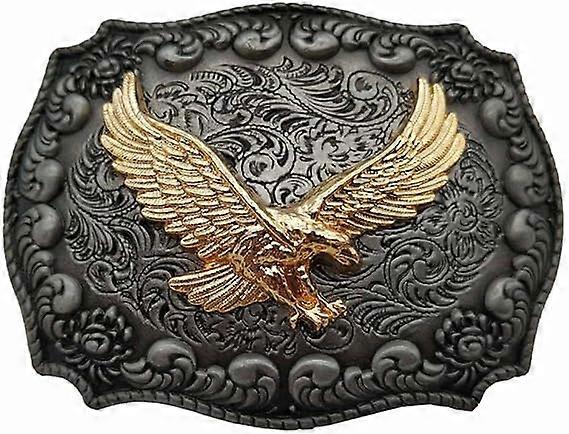 TTMA Eagle Men's Belt Buckle (Size: 1.5")