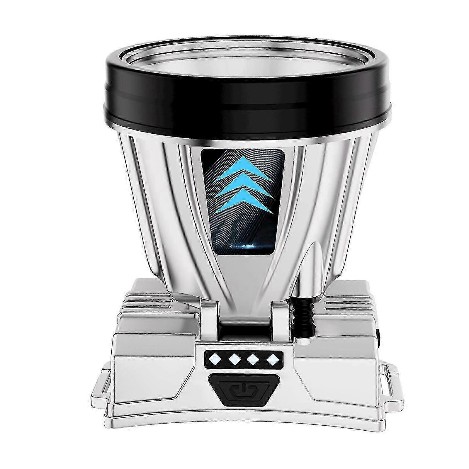 Super Bright Rechargeable High Power Headlamp, USB Portable LED Headlamp for Camping