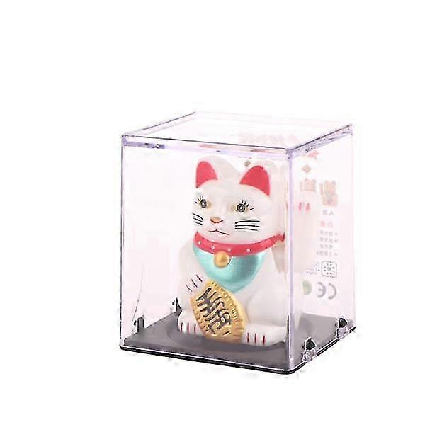 Solar Powered Waving Cat Ornament Decoration