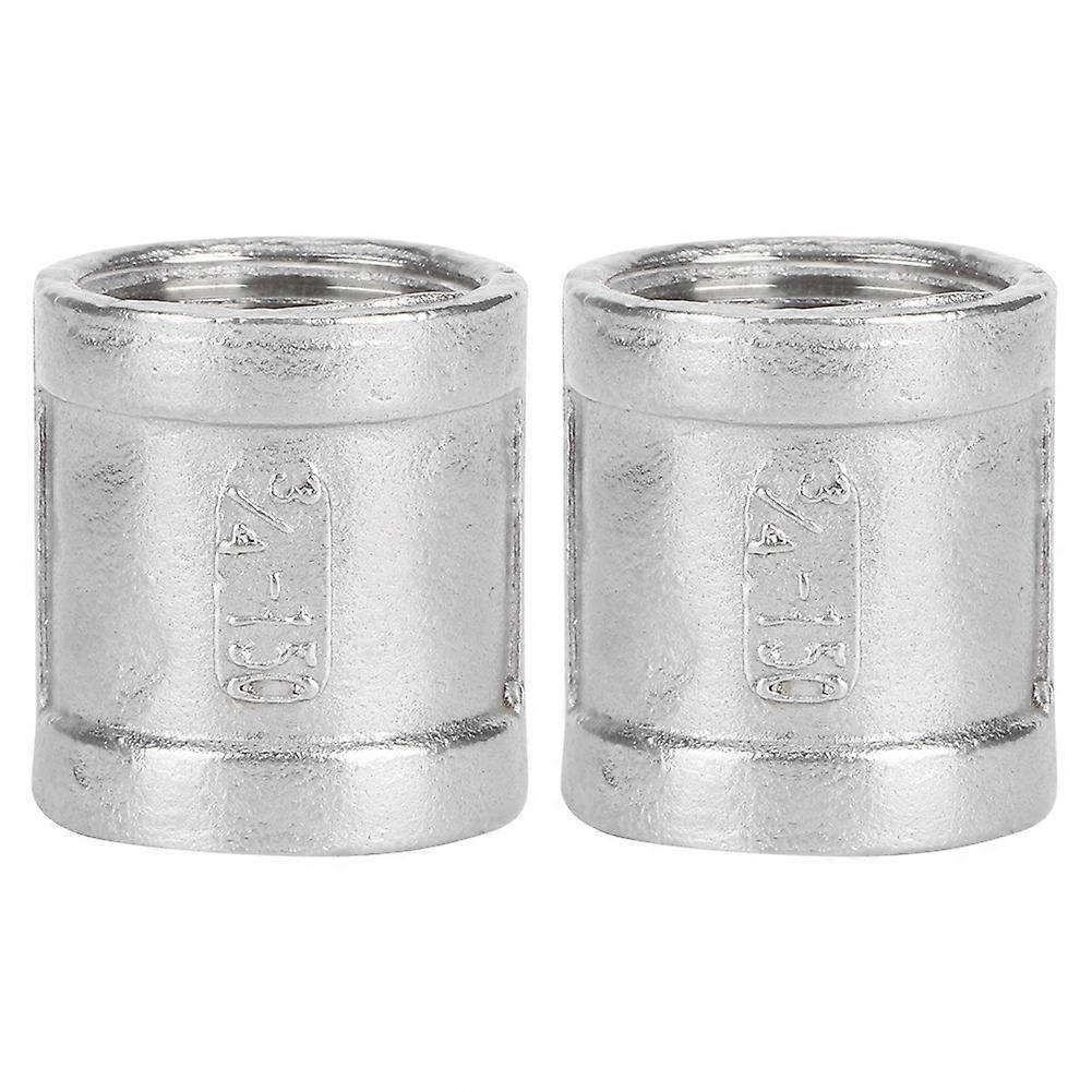 3/4 Internal Thread to 3/4 Internal Thread Threaded Pipe Connector Fitting for Household Use