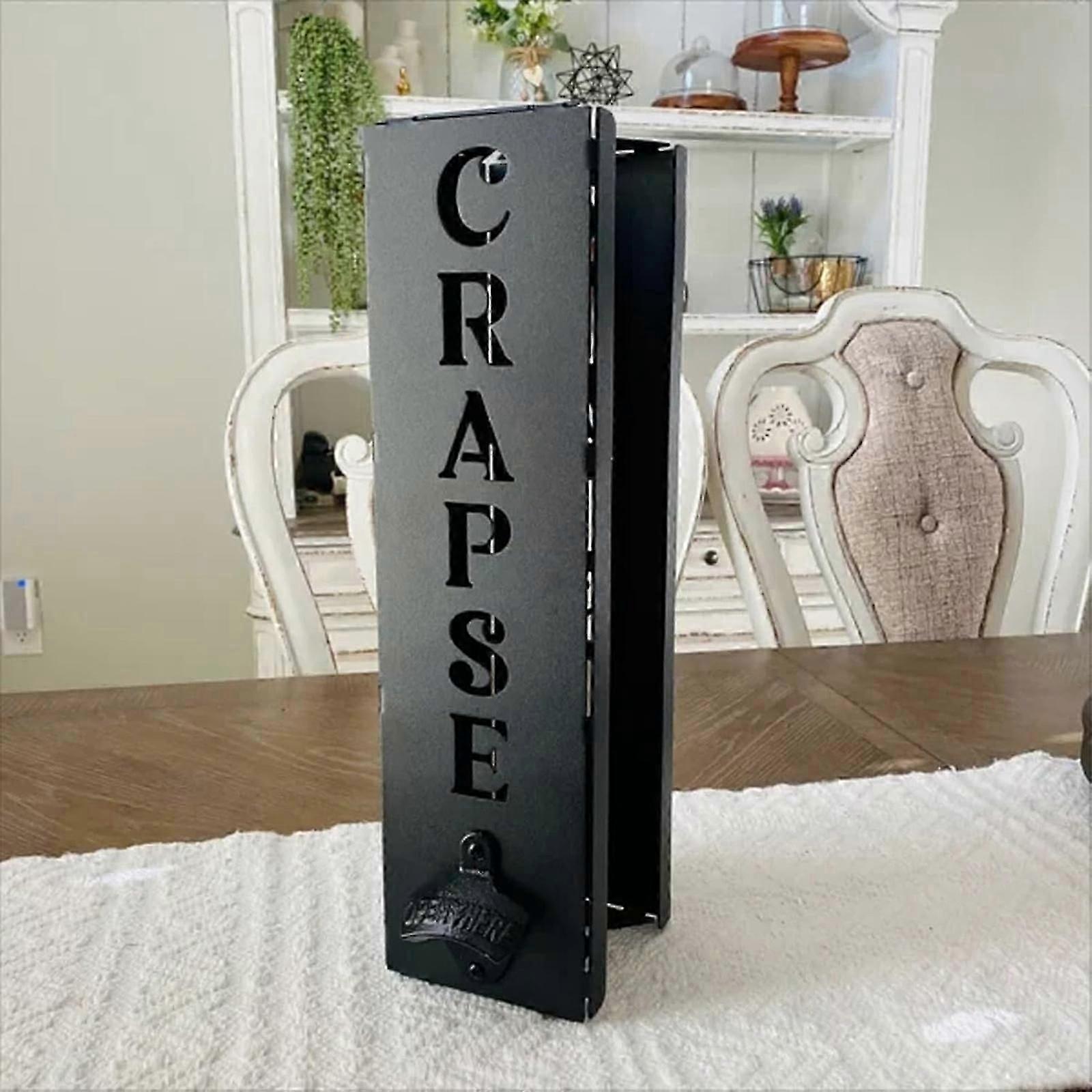 2 in 1 Can Cooler Holder with Bottle Opener, Can Cooler Holder, Wall Mounted Can Cooler Holder and Bottle Opener