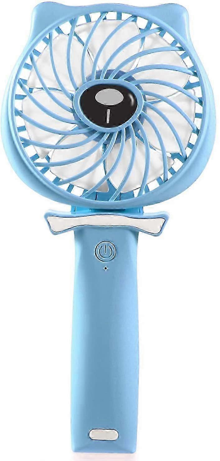 Portable USB Rechargeable Mini Fan with 3 Speed Settings - Ideal for Travel