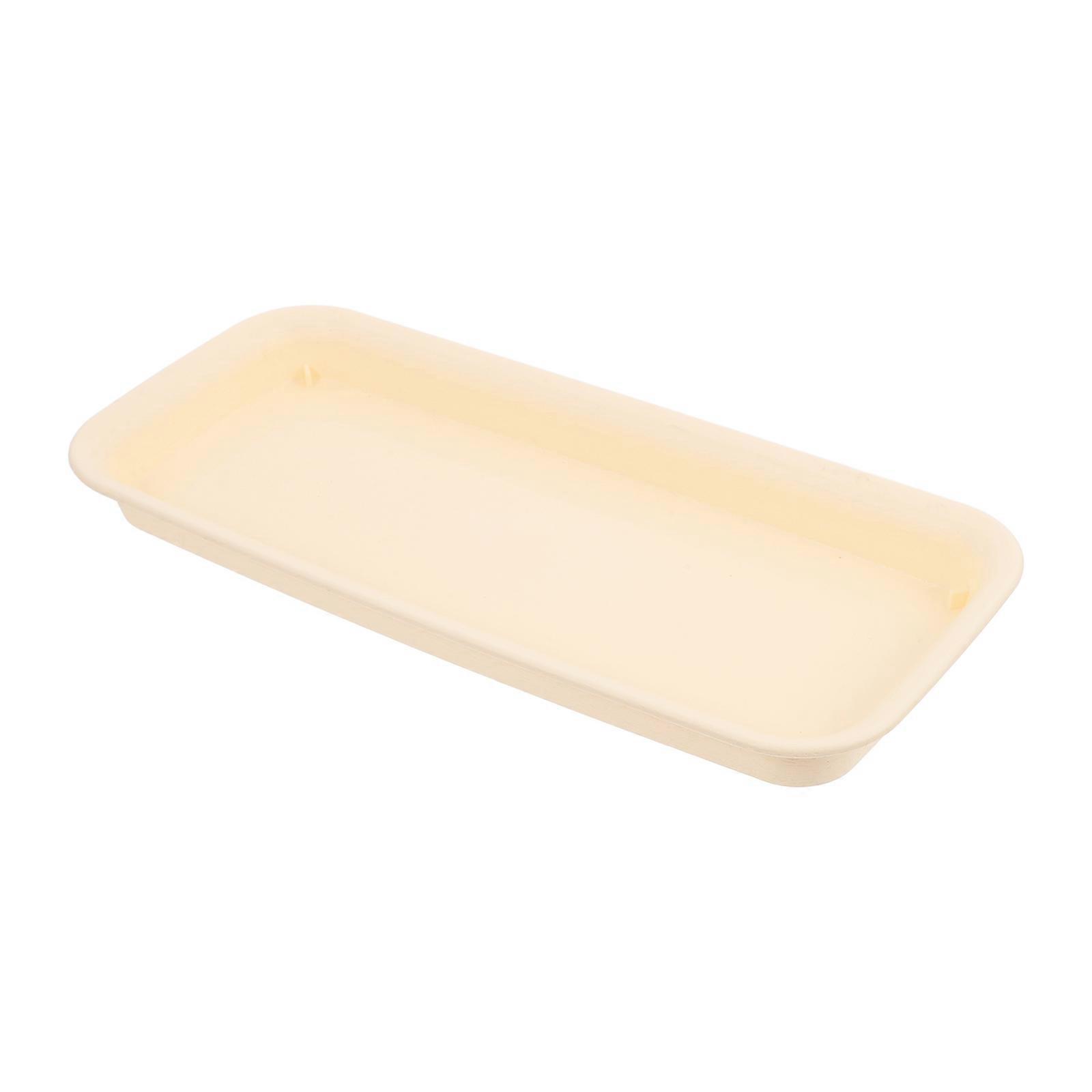 Water Catcher Tray For Plants Rectangular Drip Tray Gardening Leak Protection Resin 1Set