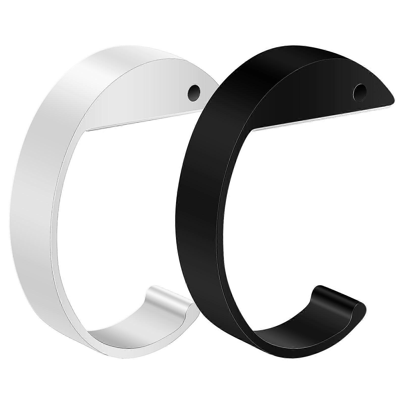 Practical Bag Hanger Metal Table Hook Space-saving Students Professionals 2Pcs