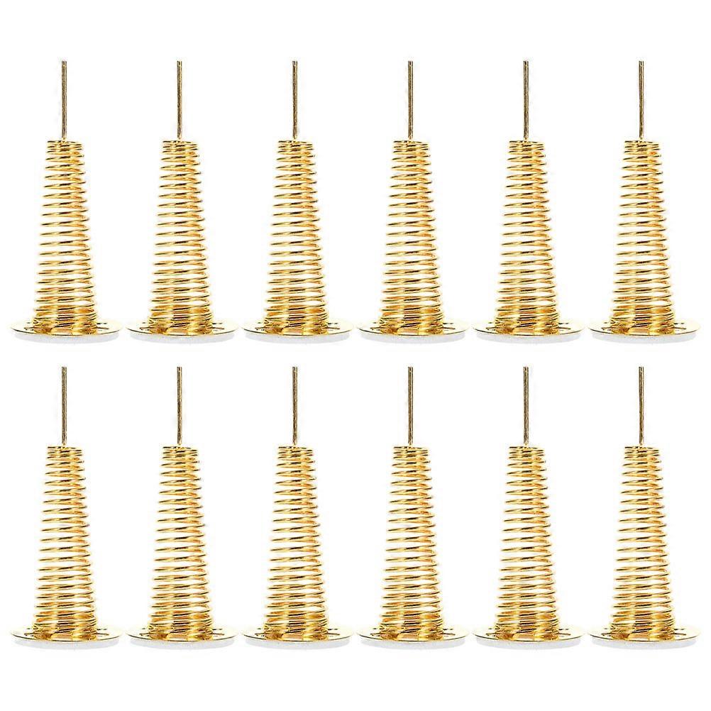 support stable poupée au crochet supports dorés 6.50X2.50X2.50CM fer 12Pcs