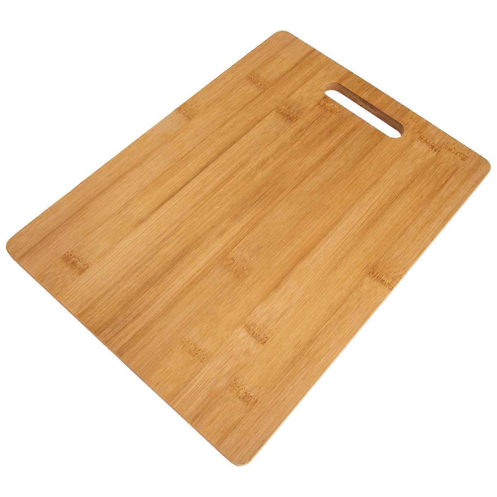 Bamboo Kitchenware For Bread Serving Light Yellow 12.97X9.43X0.39in Wall Mountable 1Pack