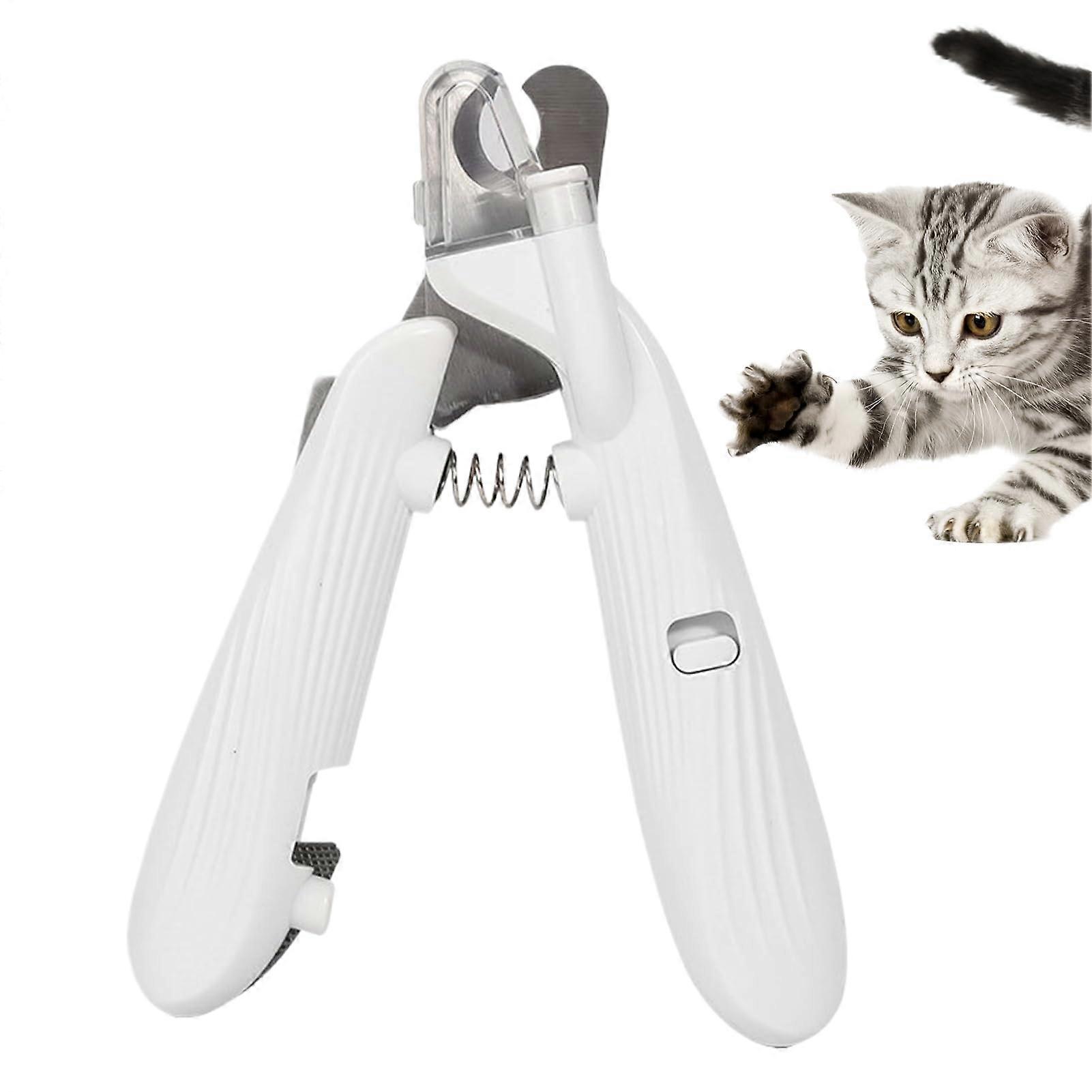 Cat Claw Scissors LED Illuminated Nail Clipper for Cats Nail Care Set with Grinder to Prevent Overcutting for Dogs, Kittens, and Rabbits Ref: 7382