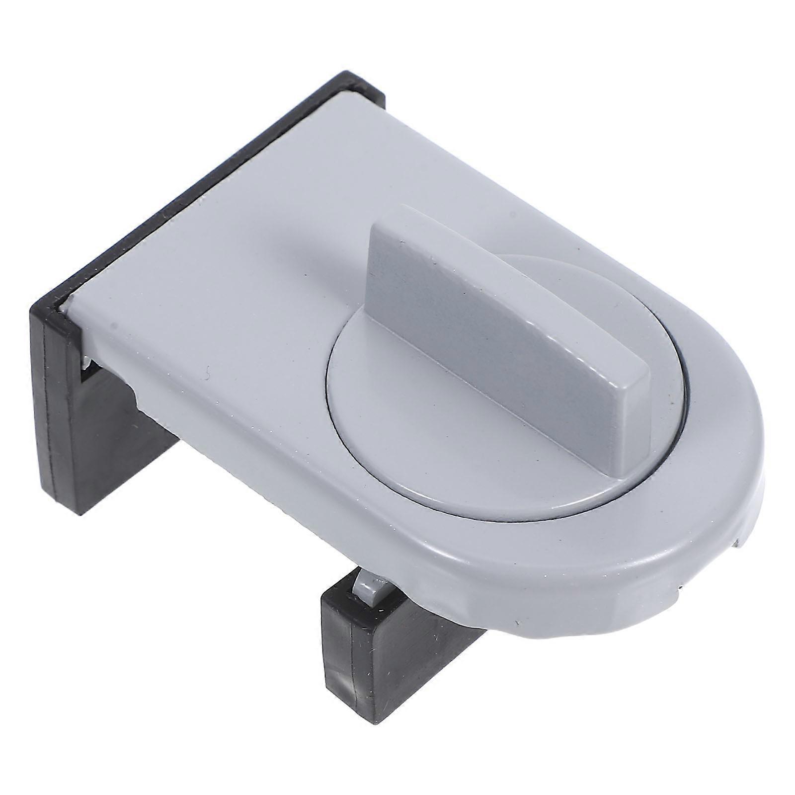 Window Locking Child Safe Door Lock Large Design Easy Installation Silver 5.90X4.00X3.50CM 1Pack