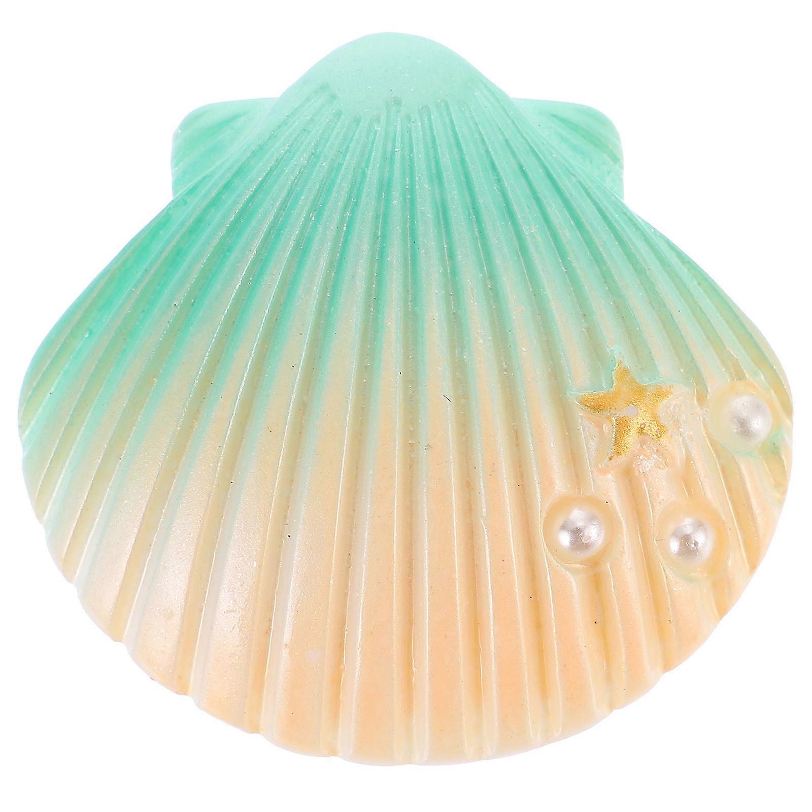 Fridge Accessories Shell Shape Ornament Resin DIY Magnet Refrigerator Use 1Set