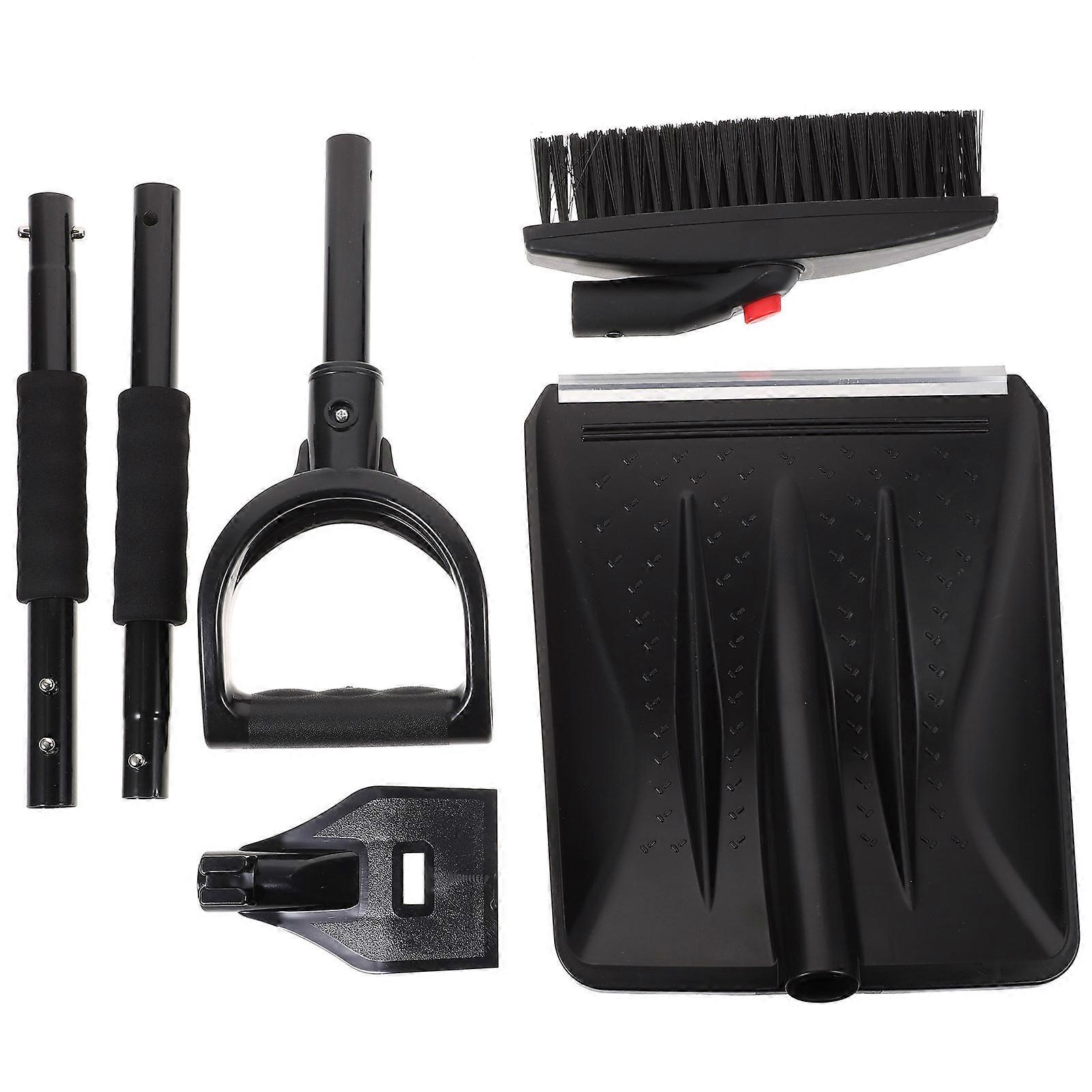 Multifunctional Lightweight Portable Car Snow Remover with Detachable Stainless Steel Ice for Windshields and Driveways – Durable Winter Tool with