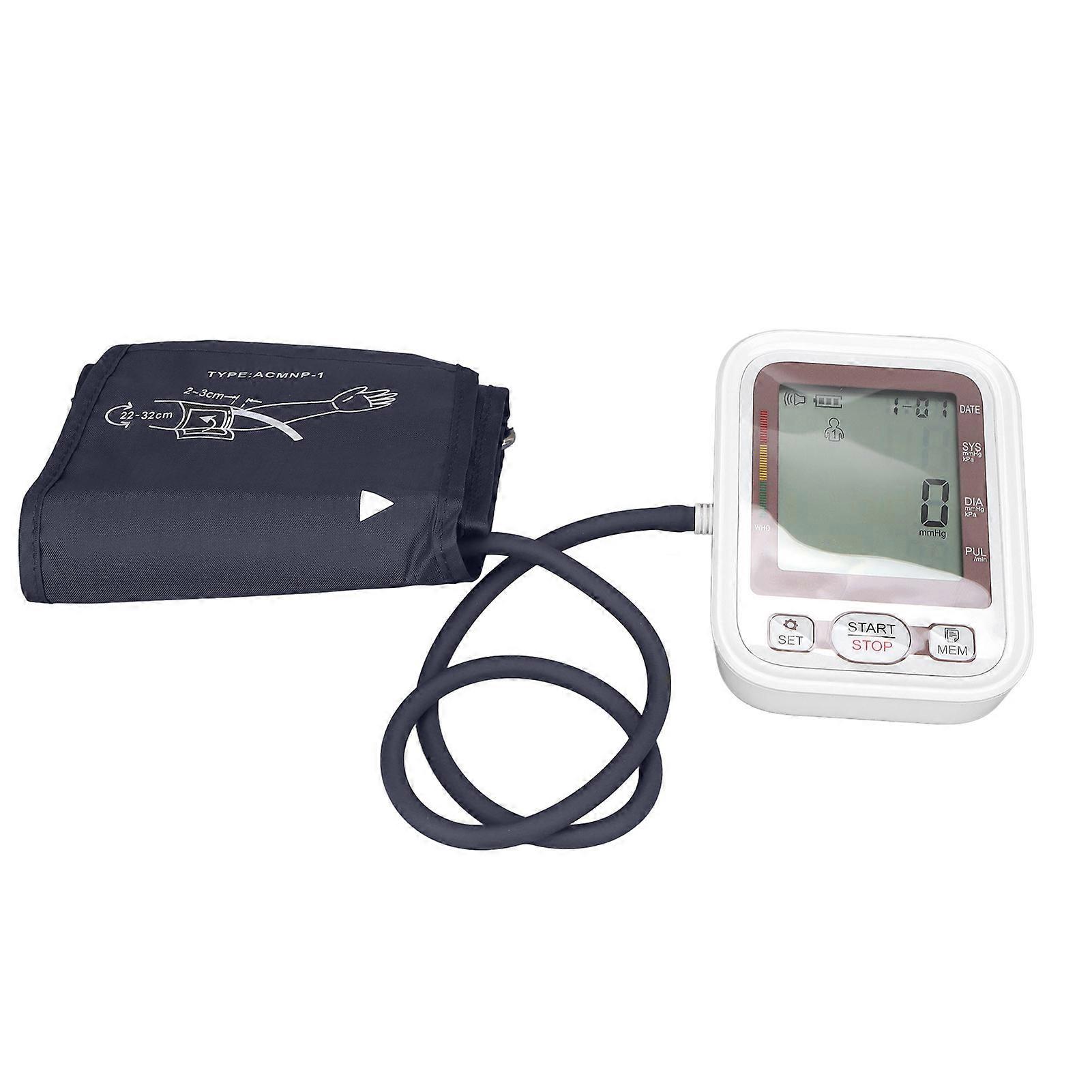 Blood Pressure Monitor Upper Arm Large Screen Automatic Pulse Rate Blood Pressure Monitor for Elderly