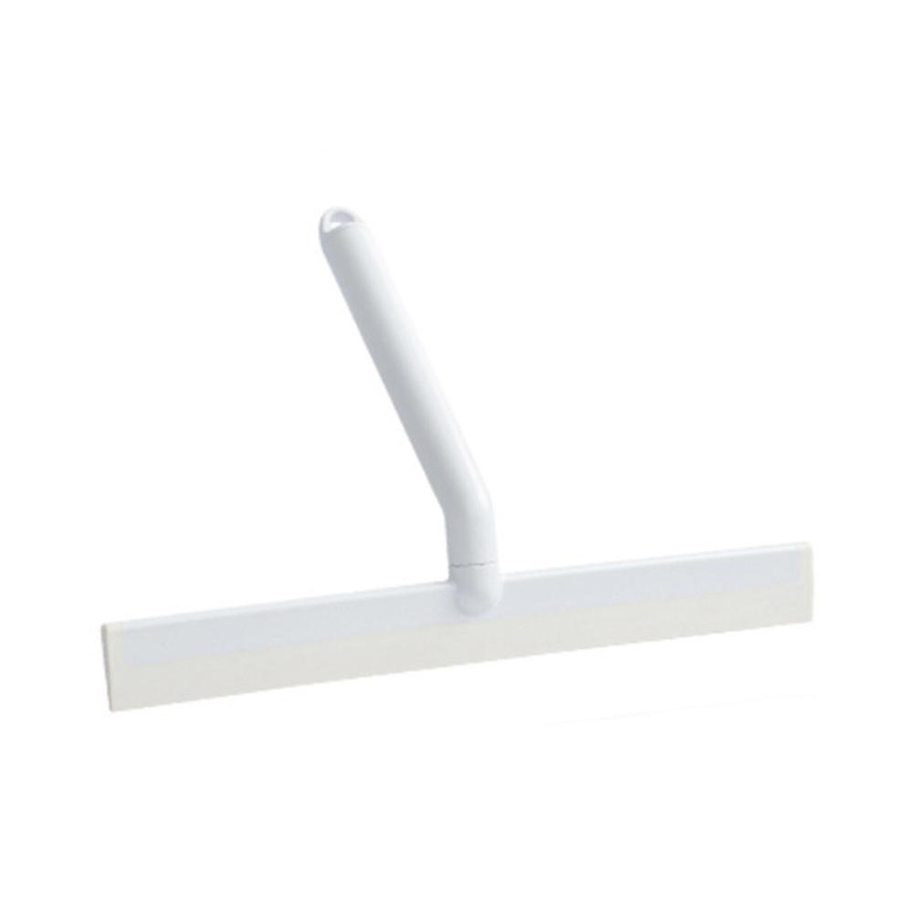 Home Glass Cleaner with Ergonomic Handle for Windows Tiles and Mirrors White ABS TPR 1 Pc