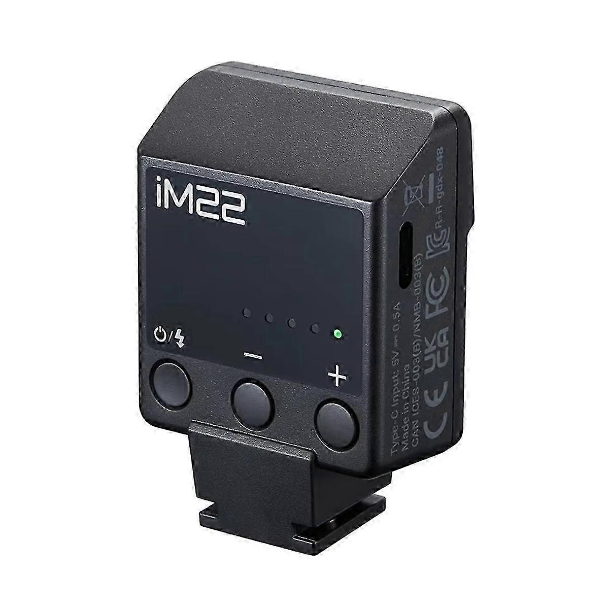 IM22 Camera Flash Light with Hot Shoe Mount - Portable Design for Photography & On-the-Go Shooting