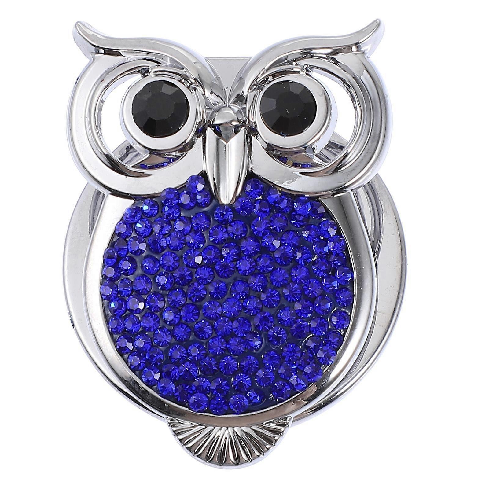Owl Shape Car Engine Start Stop Button Cover Prevent Accidental Touch Blue 5X3.5Cm 1Pack