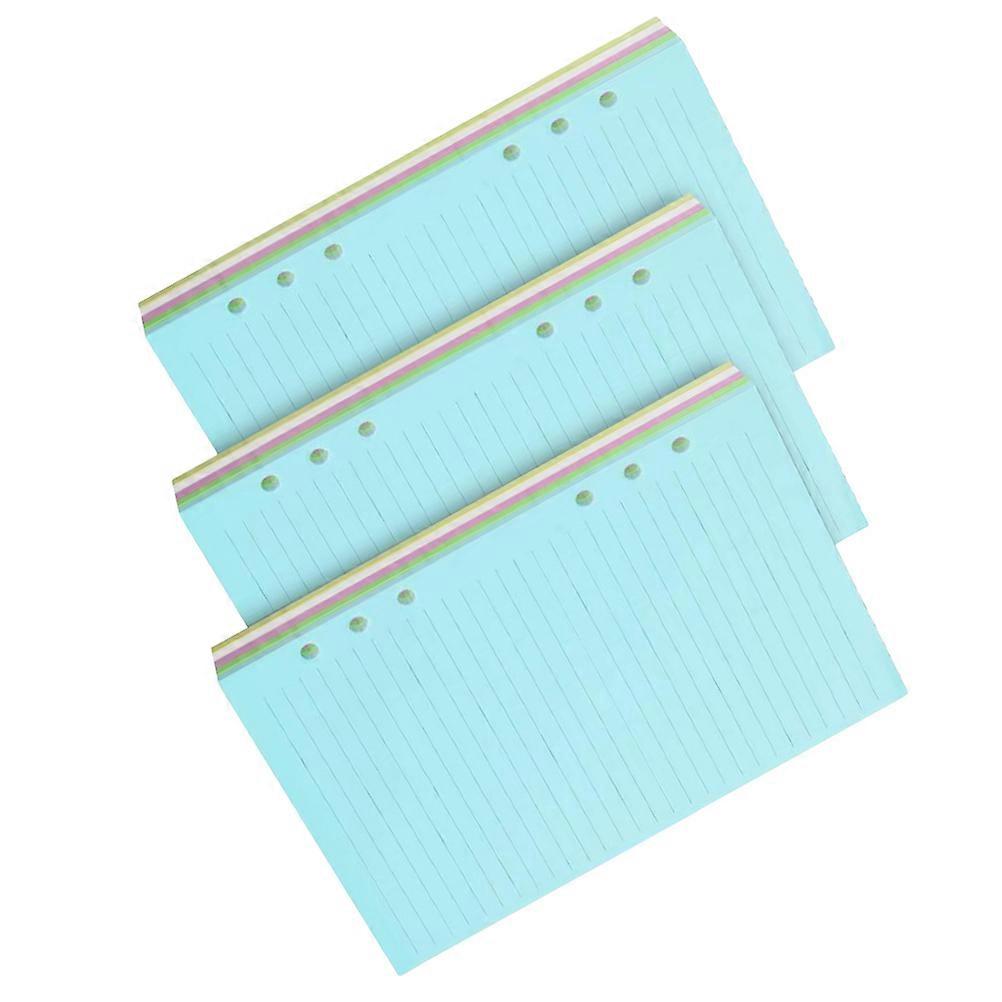 Skyblue Loose Leaf Paper for Writing Use Smooth Surface A5 Size Perfect for Notebook Replacement