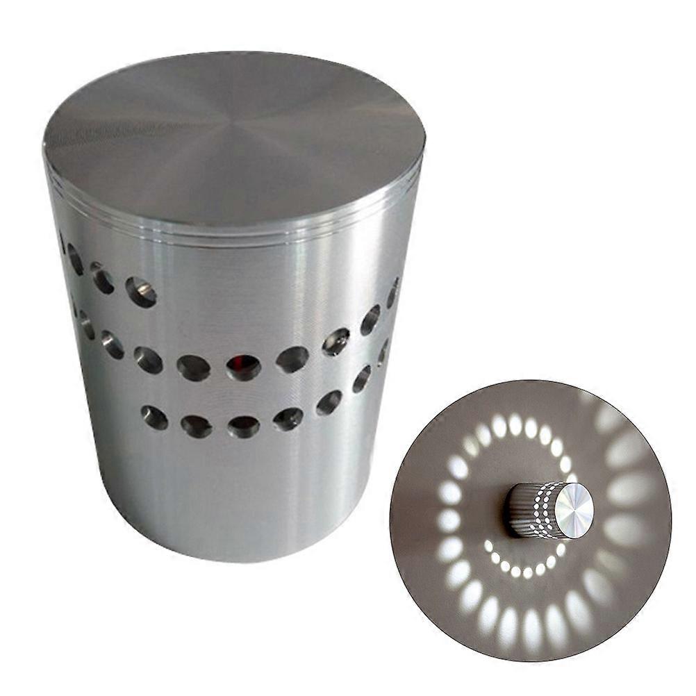 Spiral LED Light Aluminium Silver for Decorating Create Relaxing Atmosphere 1W