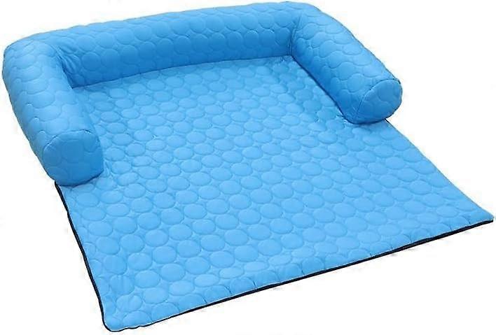 Cooling dog sofa with removable cover – Washable dog bed for summer (98X90CM)
