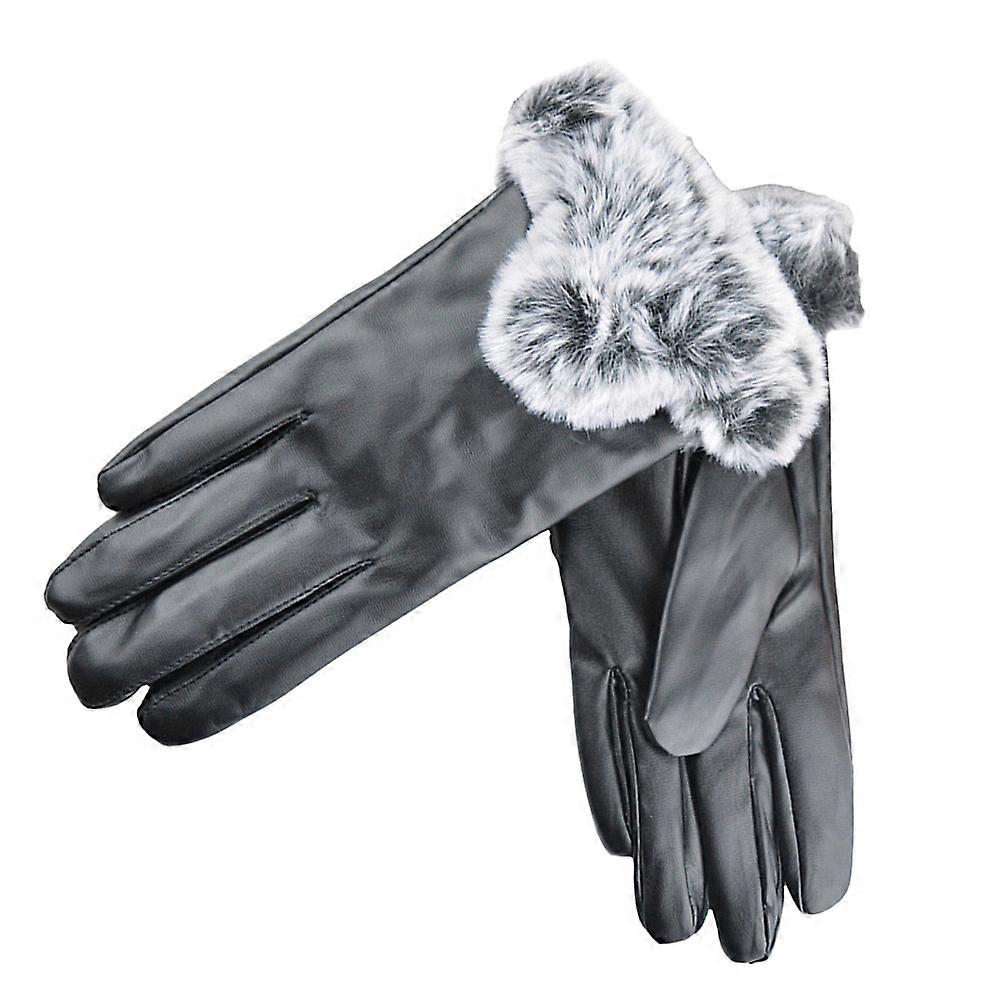 Windproof Gloves for Hiking Camping Cycling Fishing Thickened Breathable Fleece Lining 1 Pair