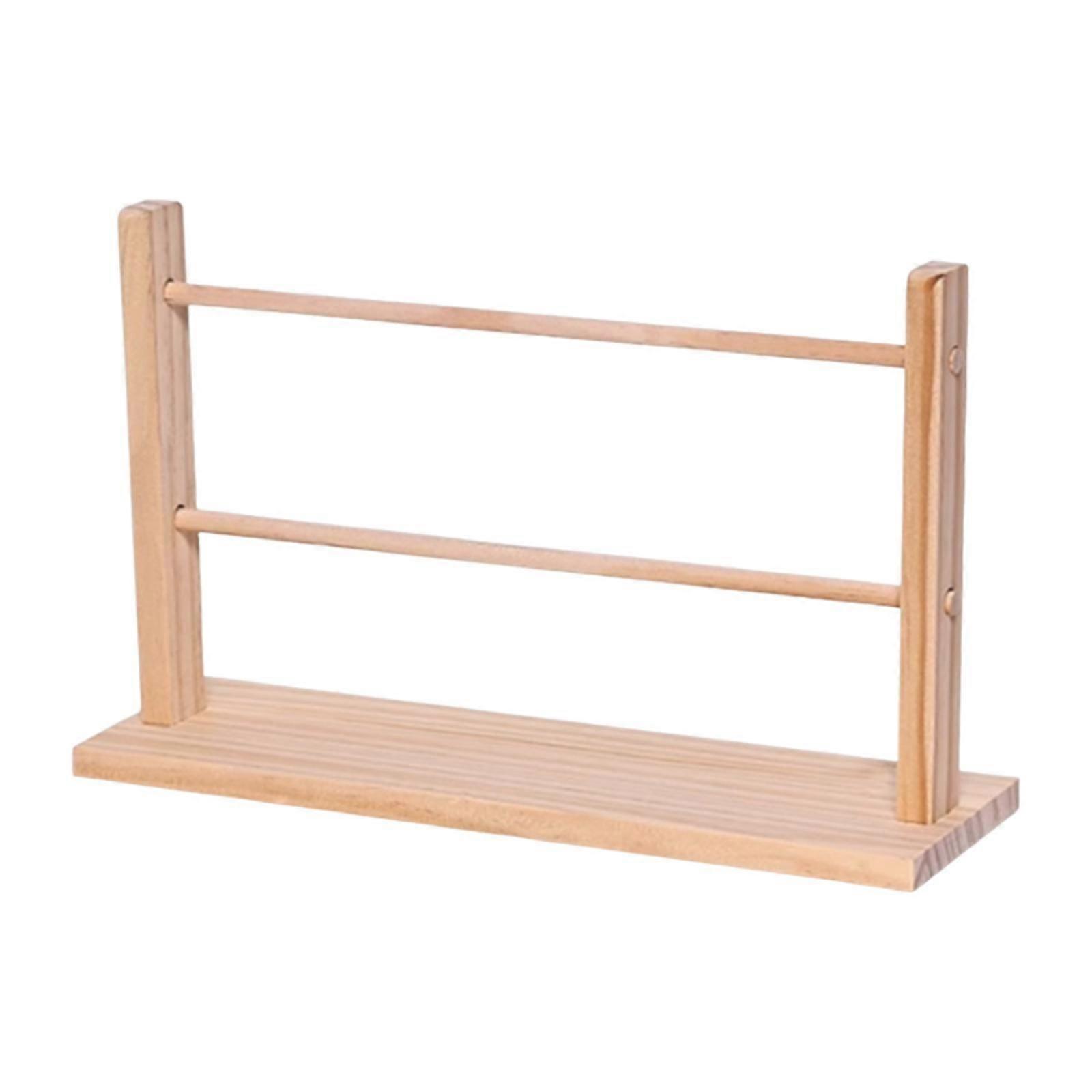 Armbånd Display Stand Hår Reb Opbevaring Rack Kvinder Showcase Dorm Træ Armbånd