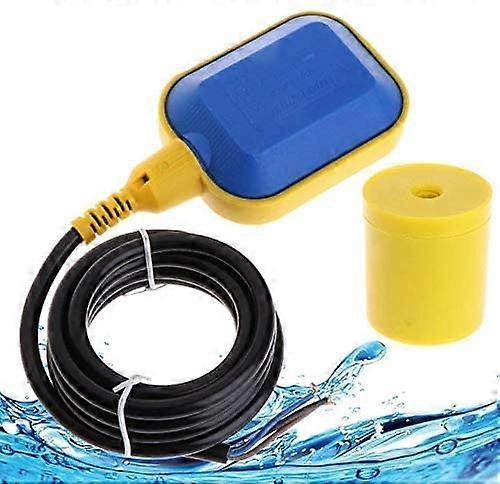 Cable Float Switch Water Level Regulator, 5M 15(8) A 250V Submersible Pump Switch for Tank, -10~65°C Resistance