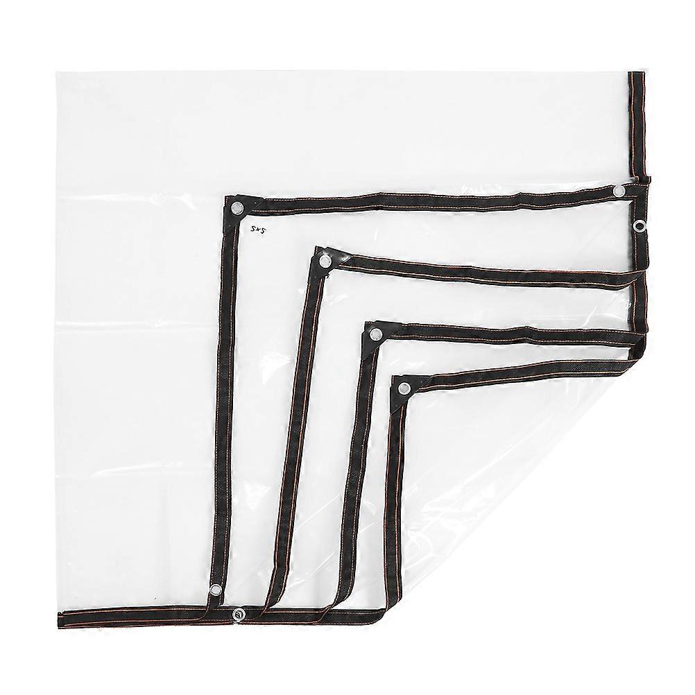 Rainproof Greenhouse Film for Plants Cover Clear Plastic Foldable Easy to Carry and Store